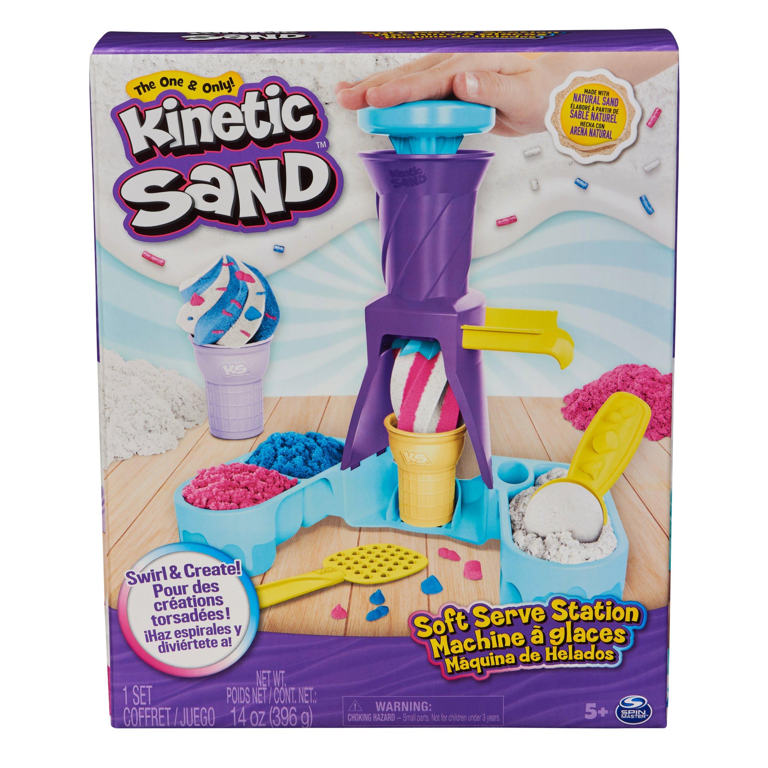 Multi - Kinetic - Sand Soft Serve Station Playset - 1