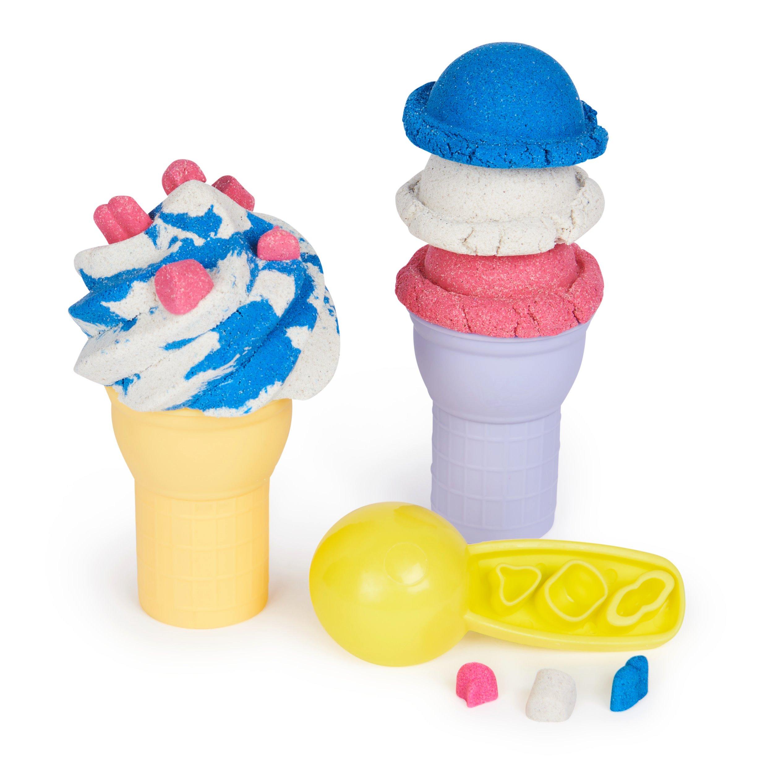 Multi - Kinetic - Sand Soft Serve Station Playset - 2