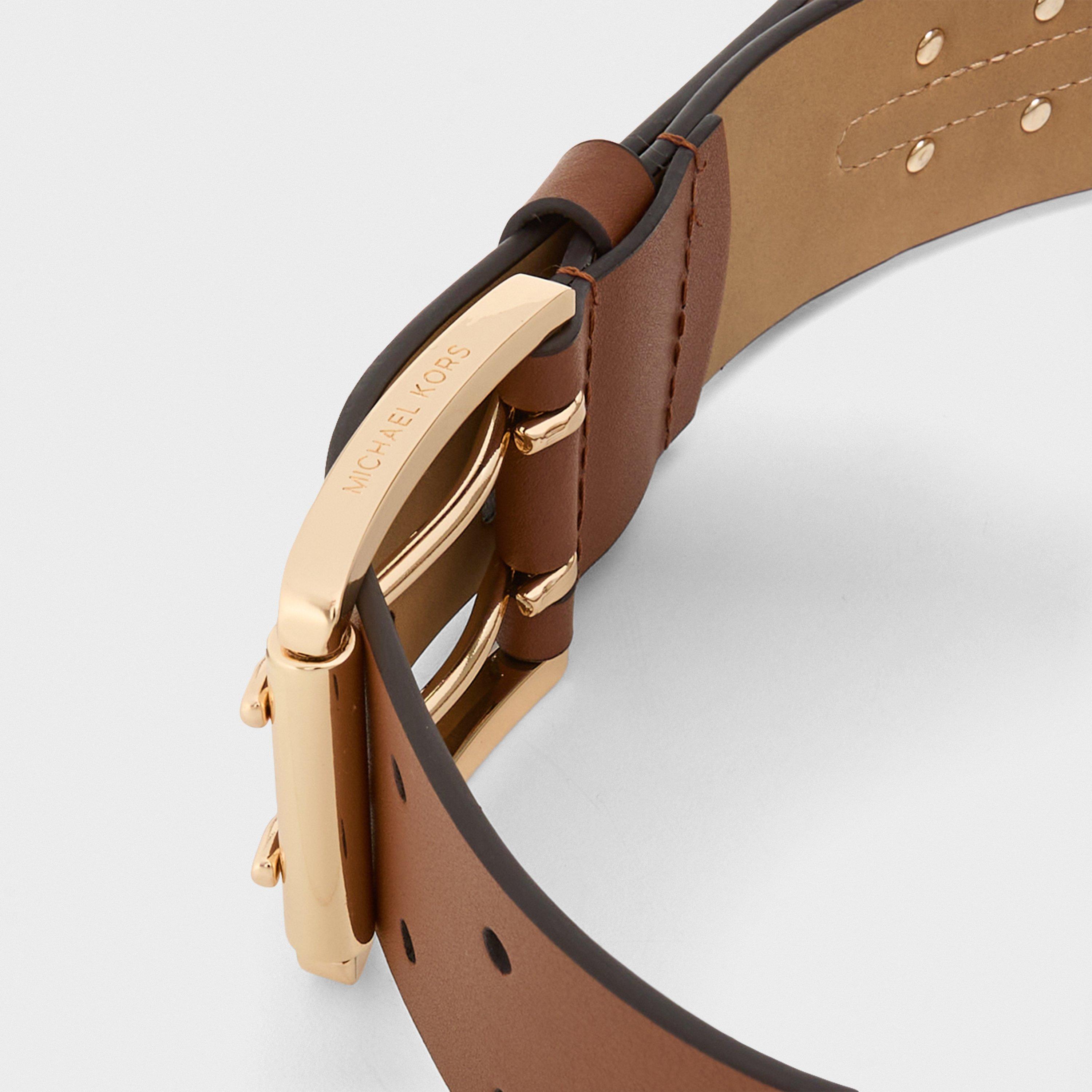 Luggage - MICHAEL Michael Kors - Women's Leather Belt - 3