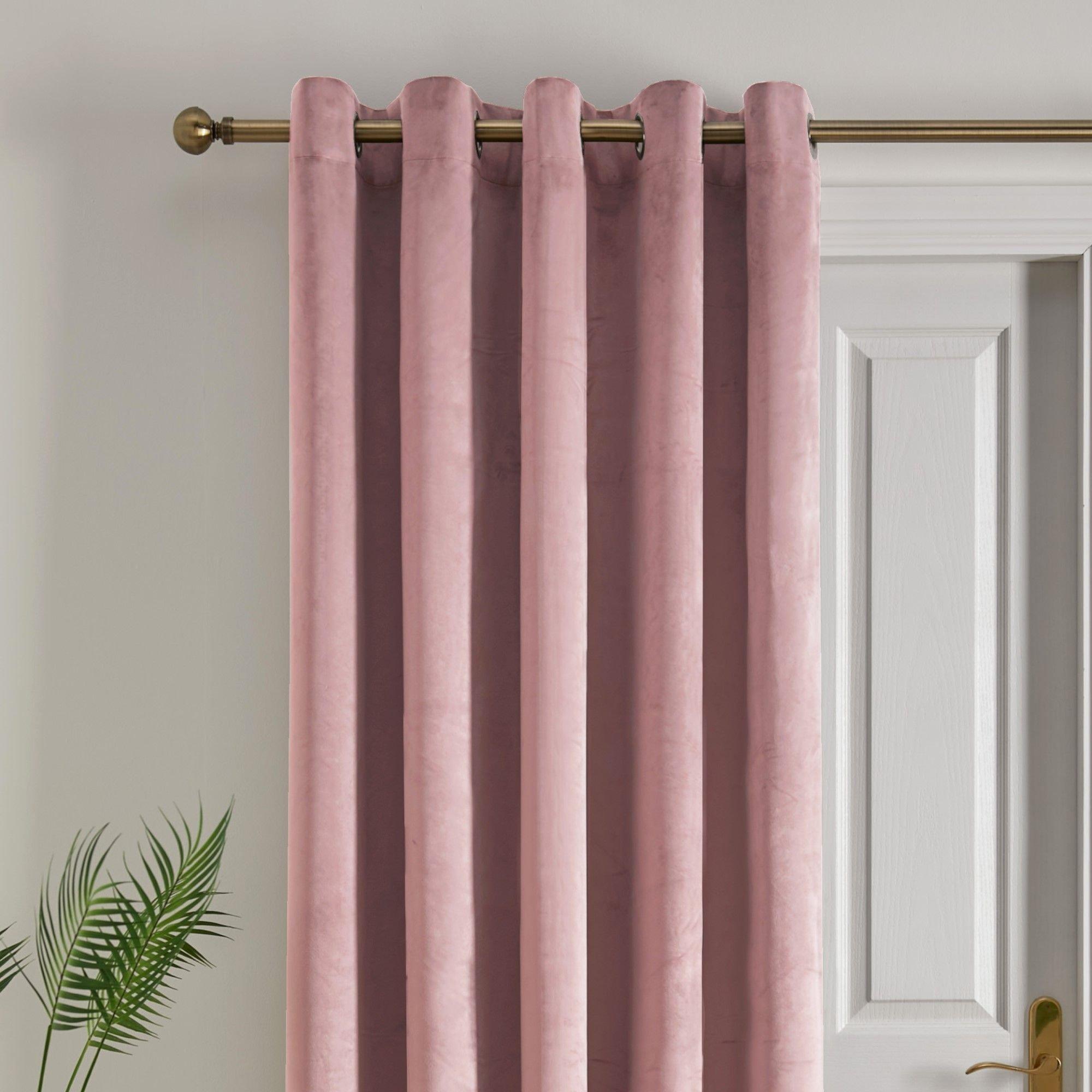 Blush - Laurence Llewelyn-Bowen - MontroseThermal  Single Panel Eyelet Door Curtain - 2