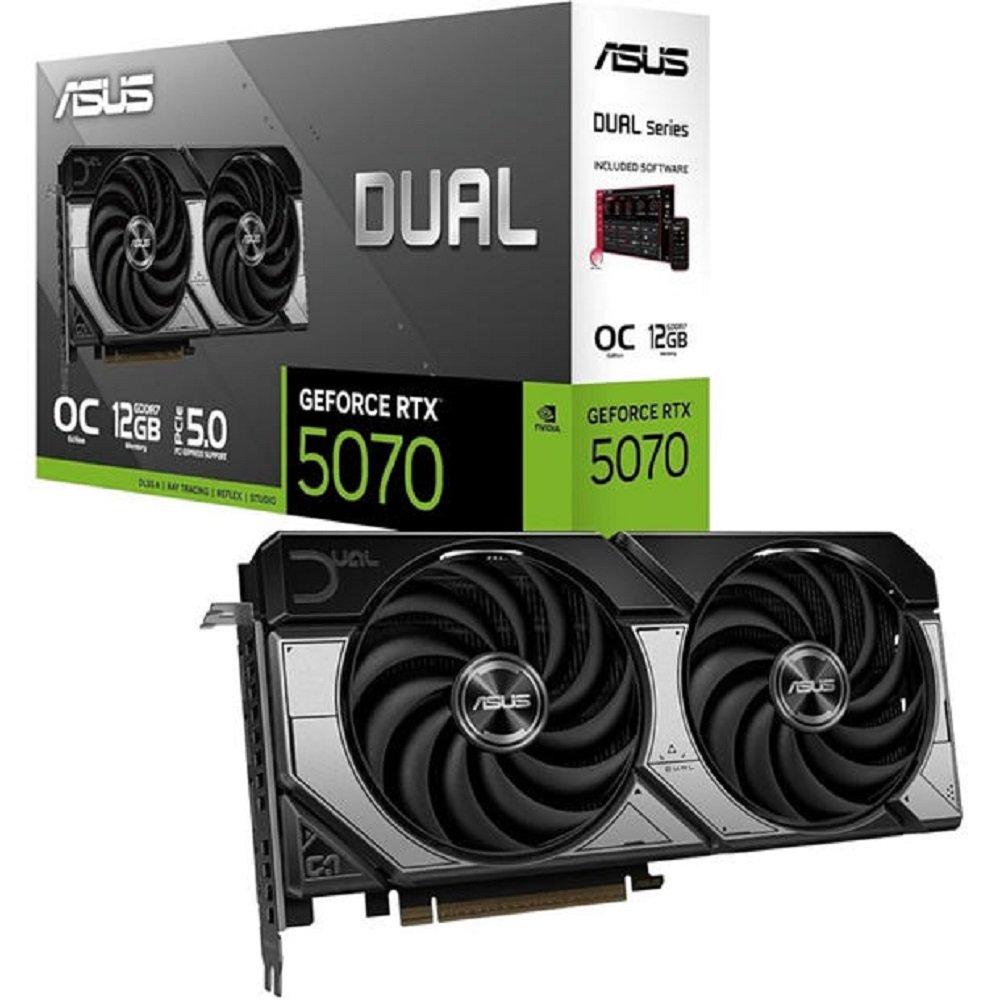 ple - ASUS - ASUS Dual GeForce RTX™ 5070 12GB GDDR7 OC Edition with Resident Evil Requiem GeForce RTX 50 Series B - 1