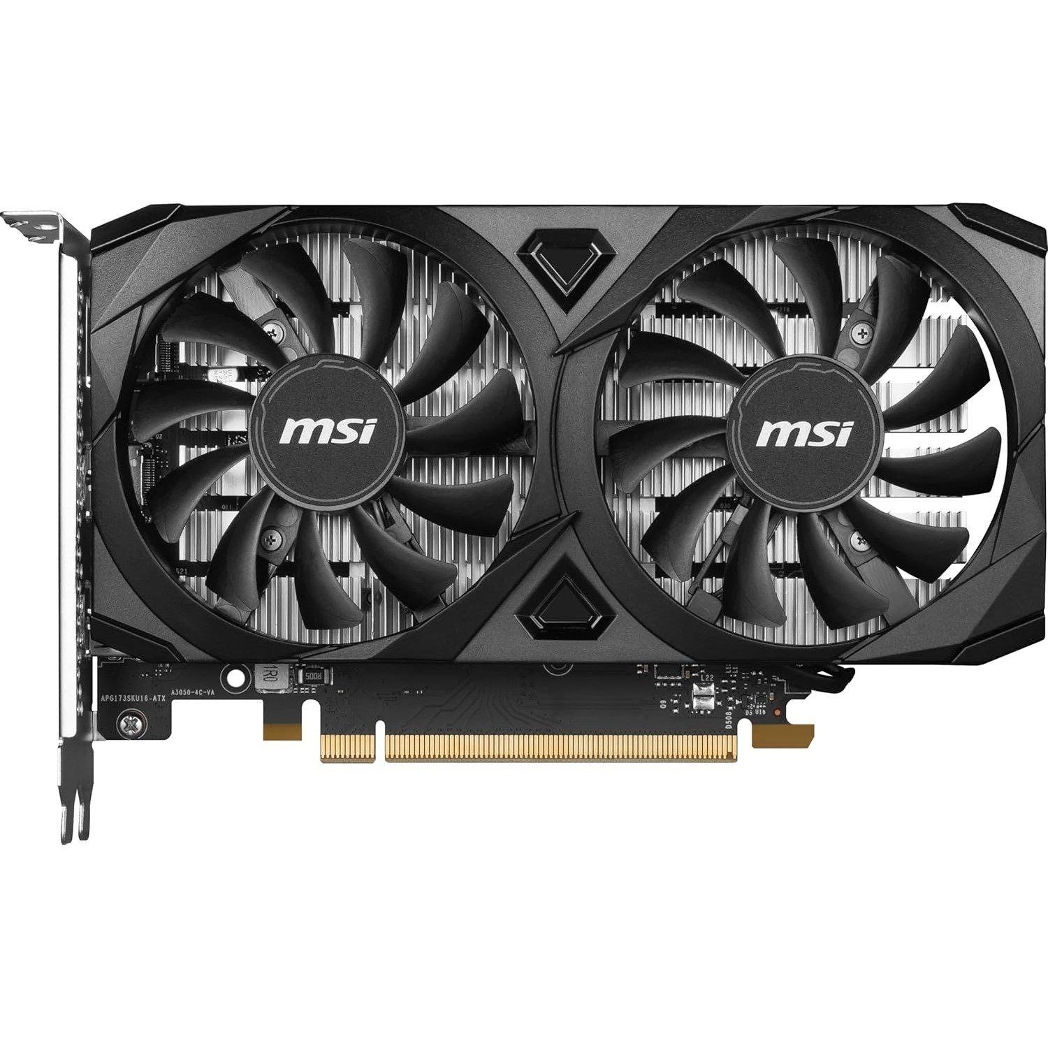 Schwarz - MSI - NVIDIA GeForce RTX™ 3050 VENTUS 2X 6G OC - 4