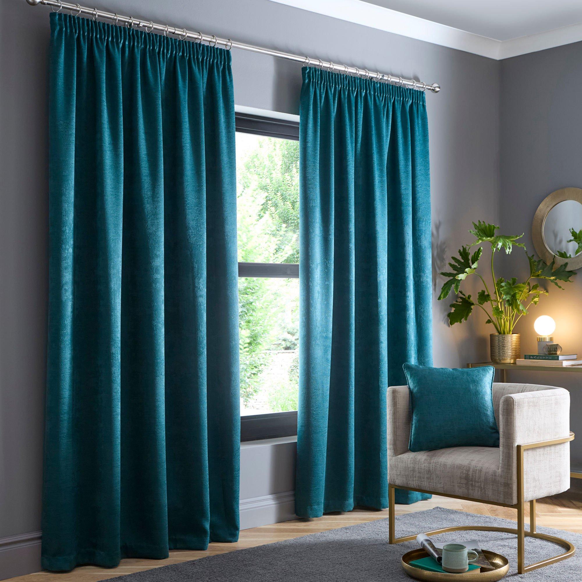 Fusion  Galaxy Thermal Effect Curtains In Forest Green - 117x183cm