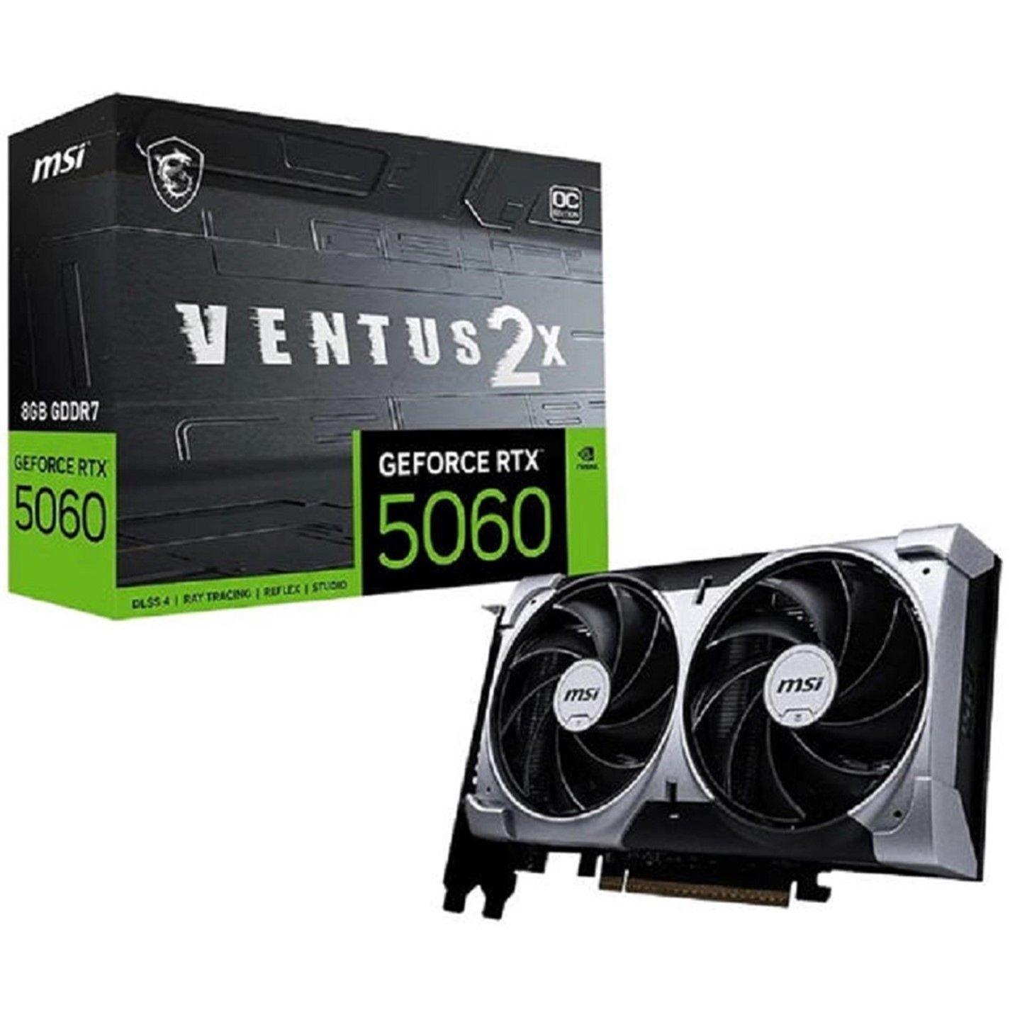 Silver - MSI - NVIDIA GeForce RTX™ 5060 8G VENTUS 2X OC - 1