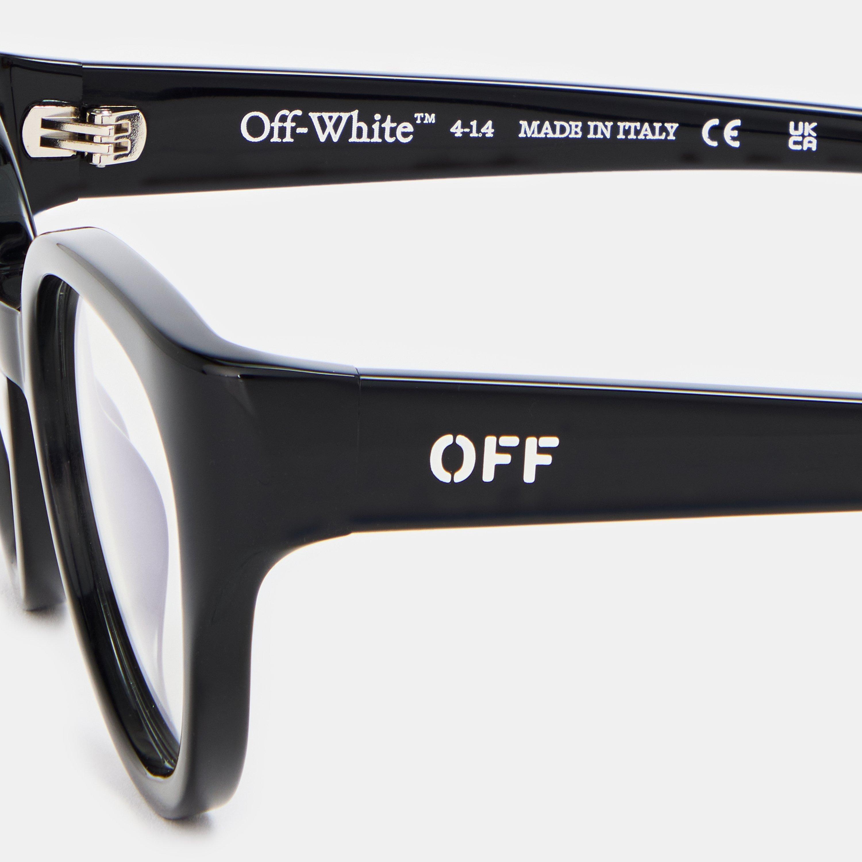 Black - Off White - Unisex Reading Glasses - 3