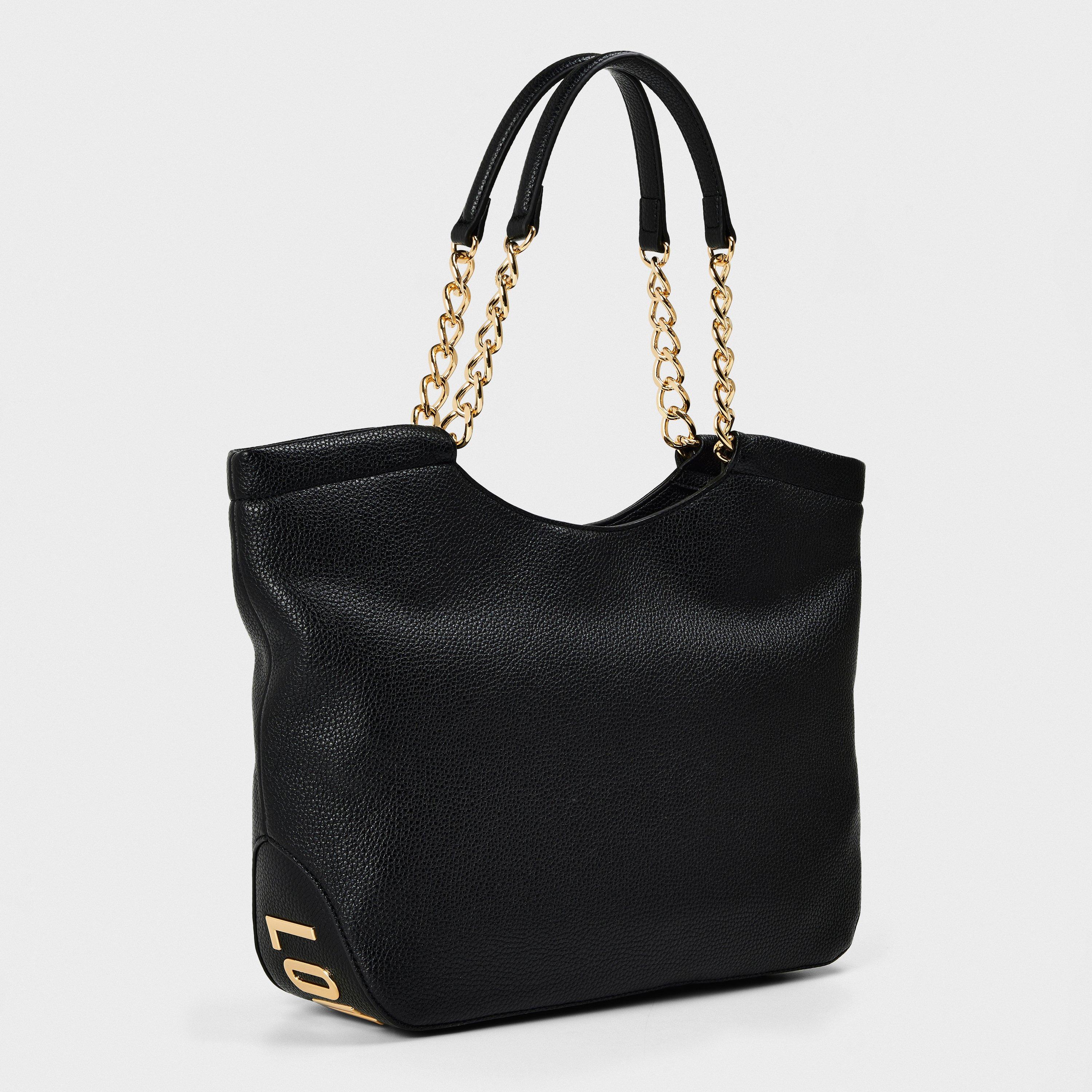 Black - Love Moschino - Women's Giant Tote Bags - 2