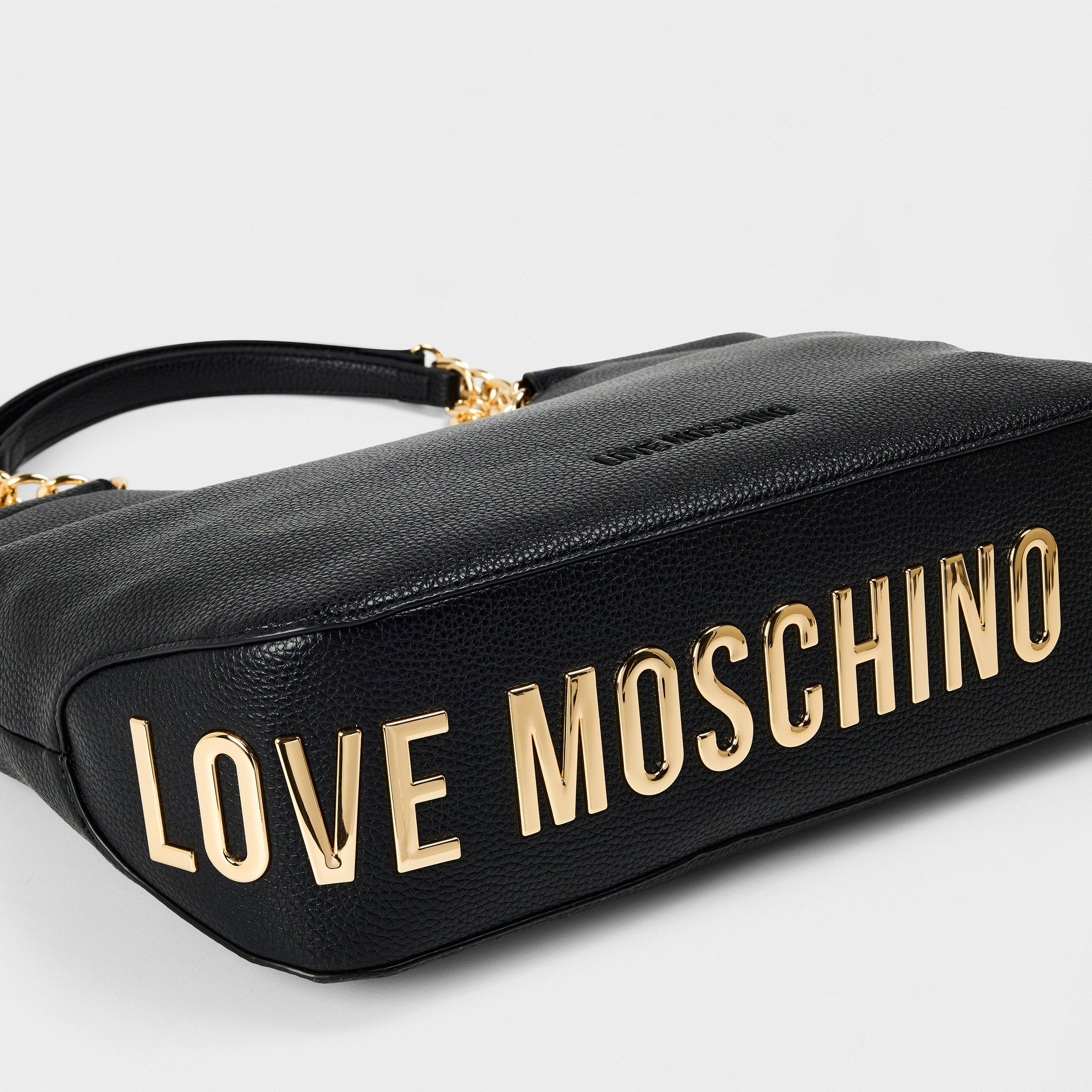 Black - Love Moschino - Women's Giant Tote Bags - 4