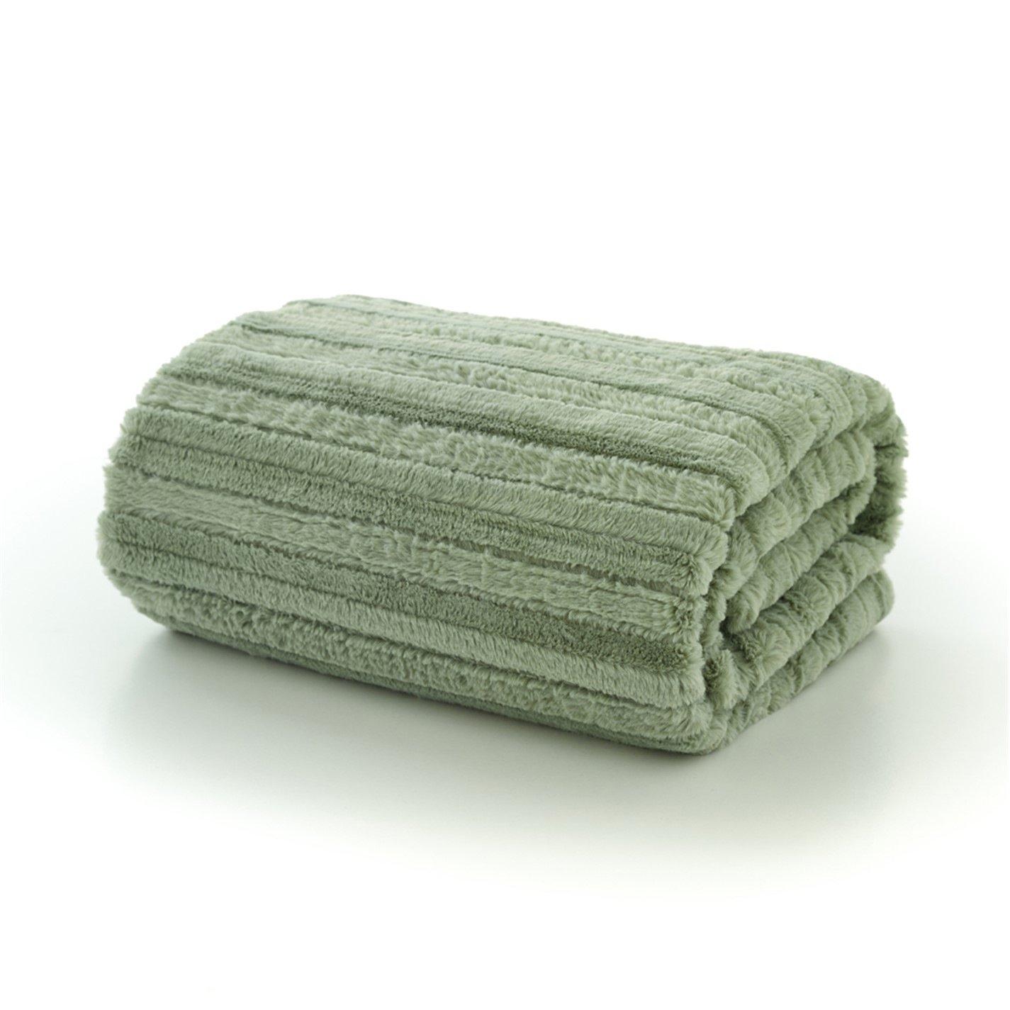 Green - The Lyndon Company - Chatsworth Throw - 130x170cm - 2