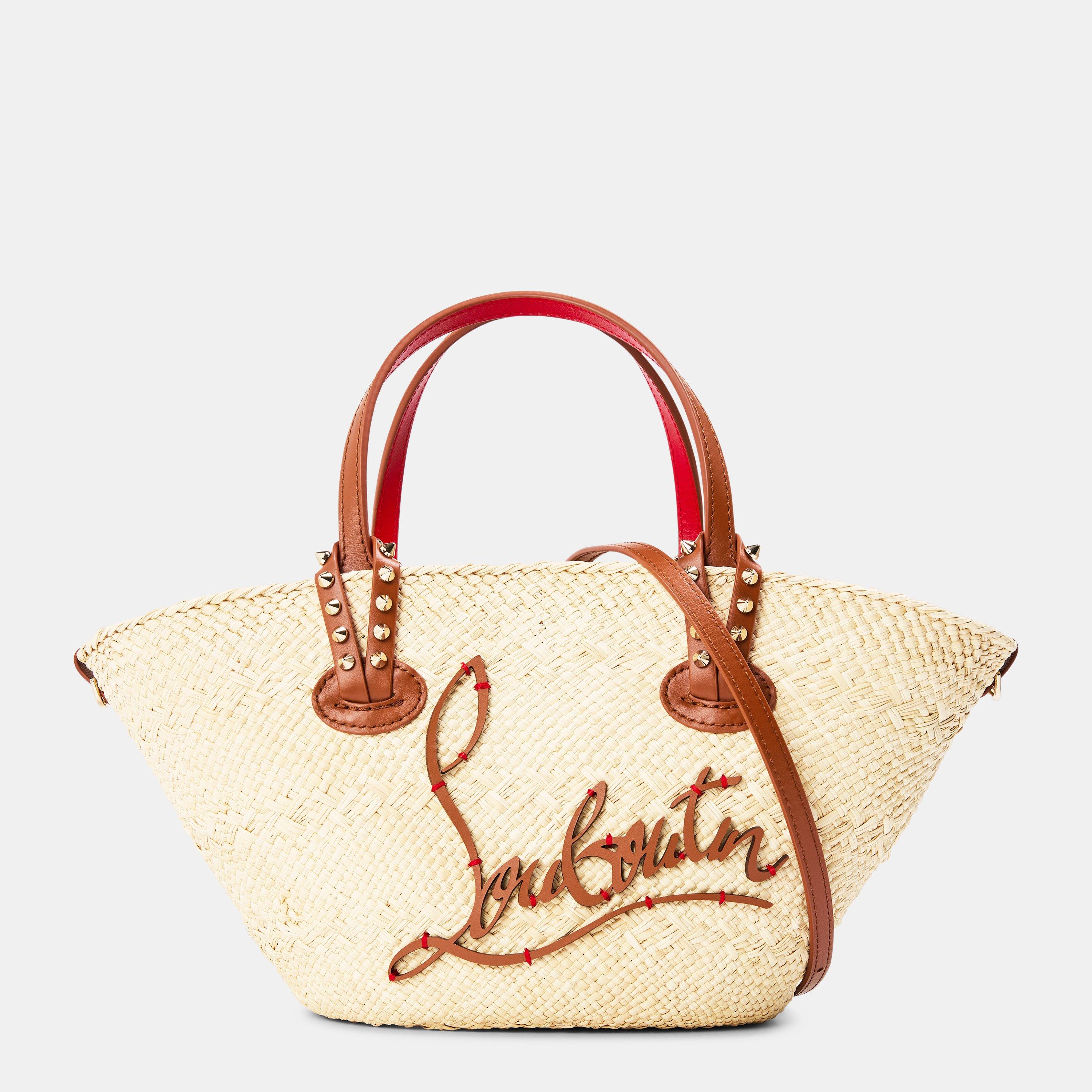 Natural Cuoio - Christian Louboutin - Cabata Basket Mini Tote Bag - 1