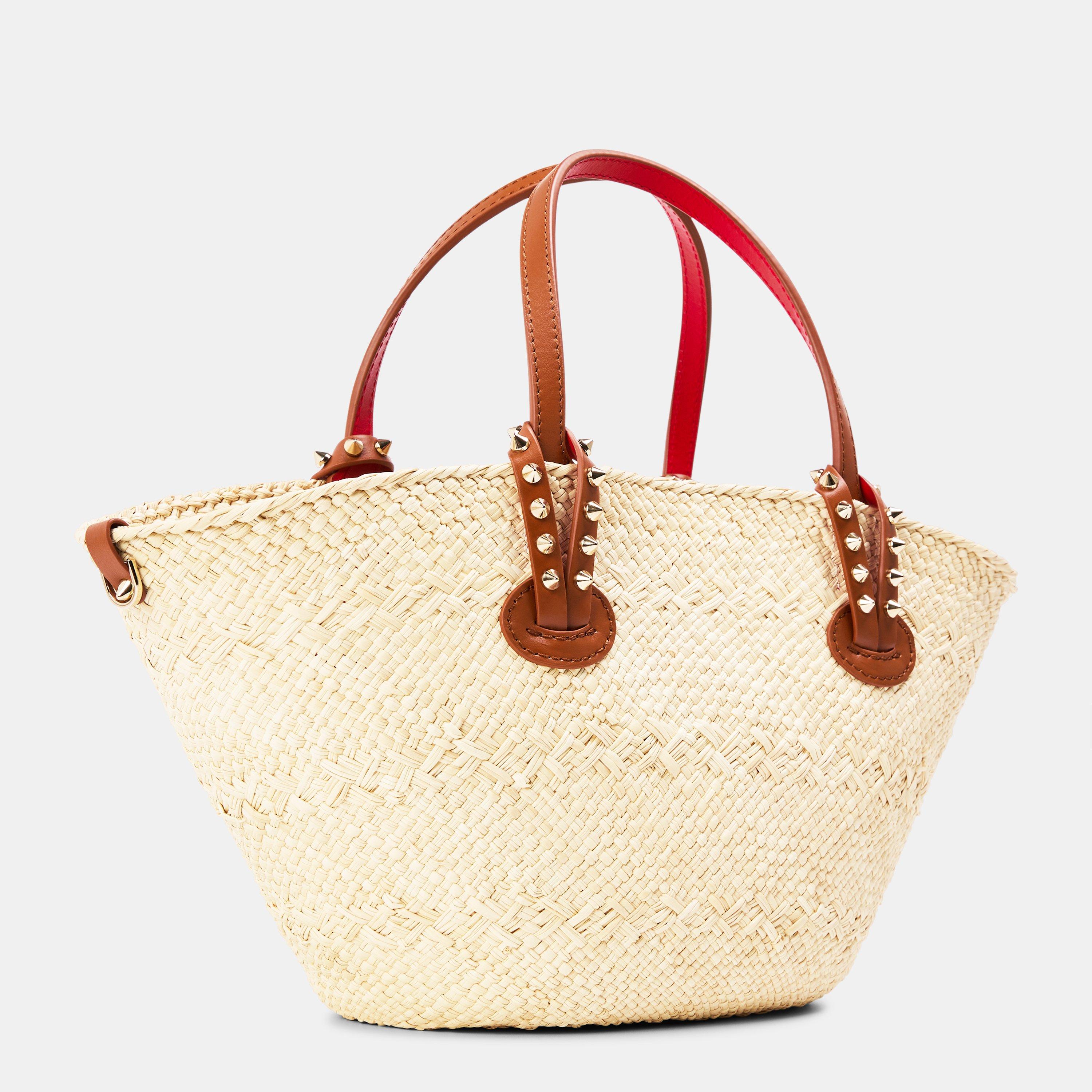 Natural Cuoio - Christian Louboutin - Cabata Basket Mini Tote Bag - 2