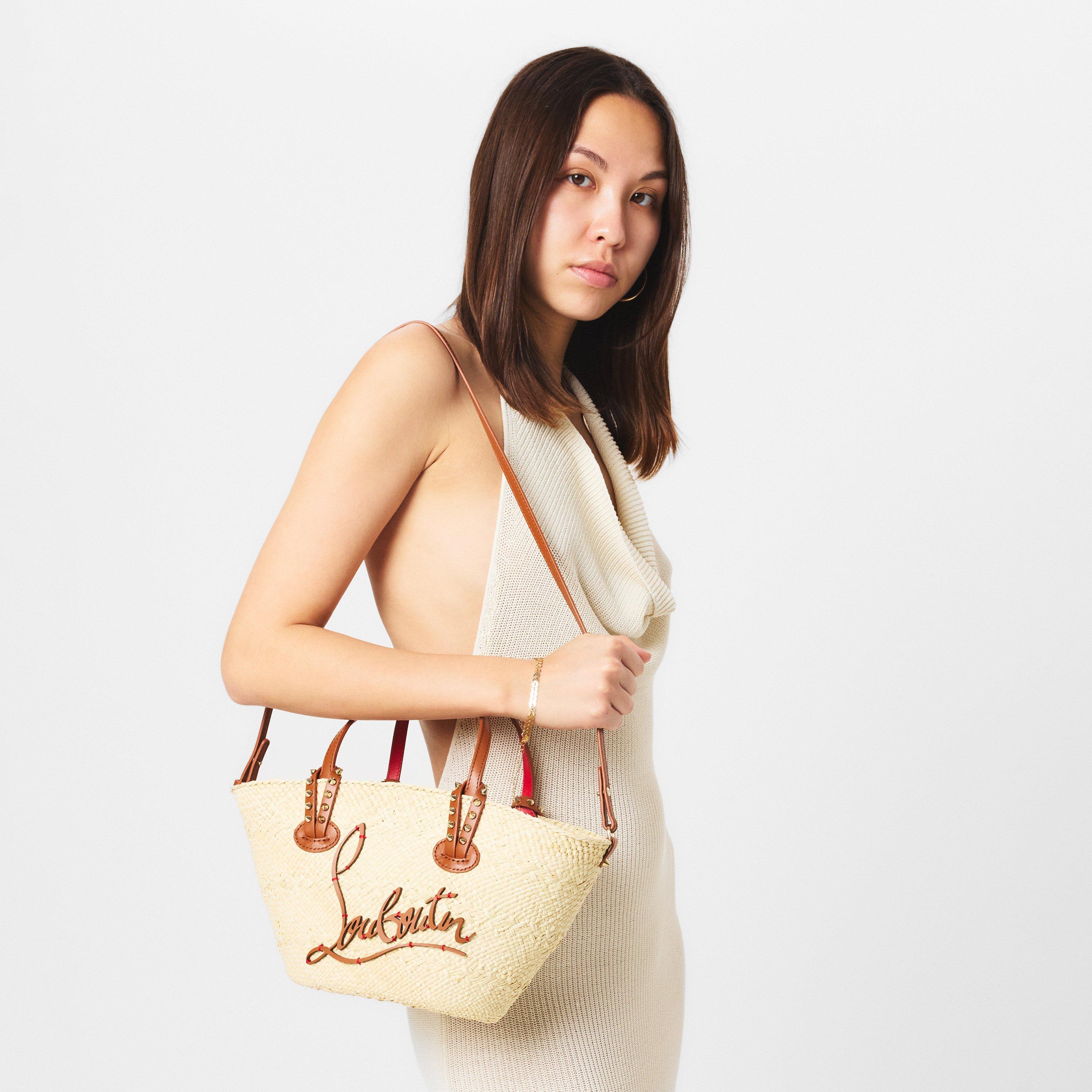 Natural Cuoio - Christian Louboutin - Cabata Basket Mini Tote Bag - 3