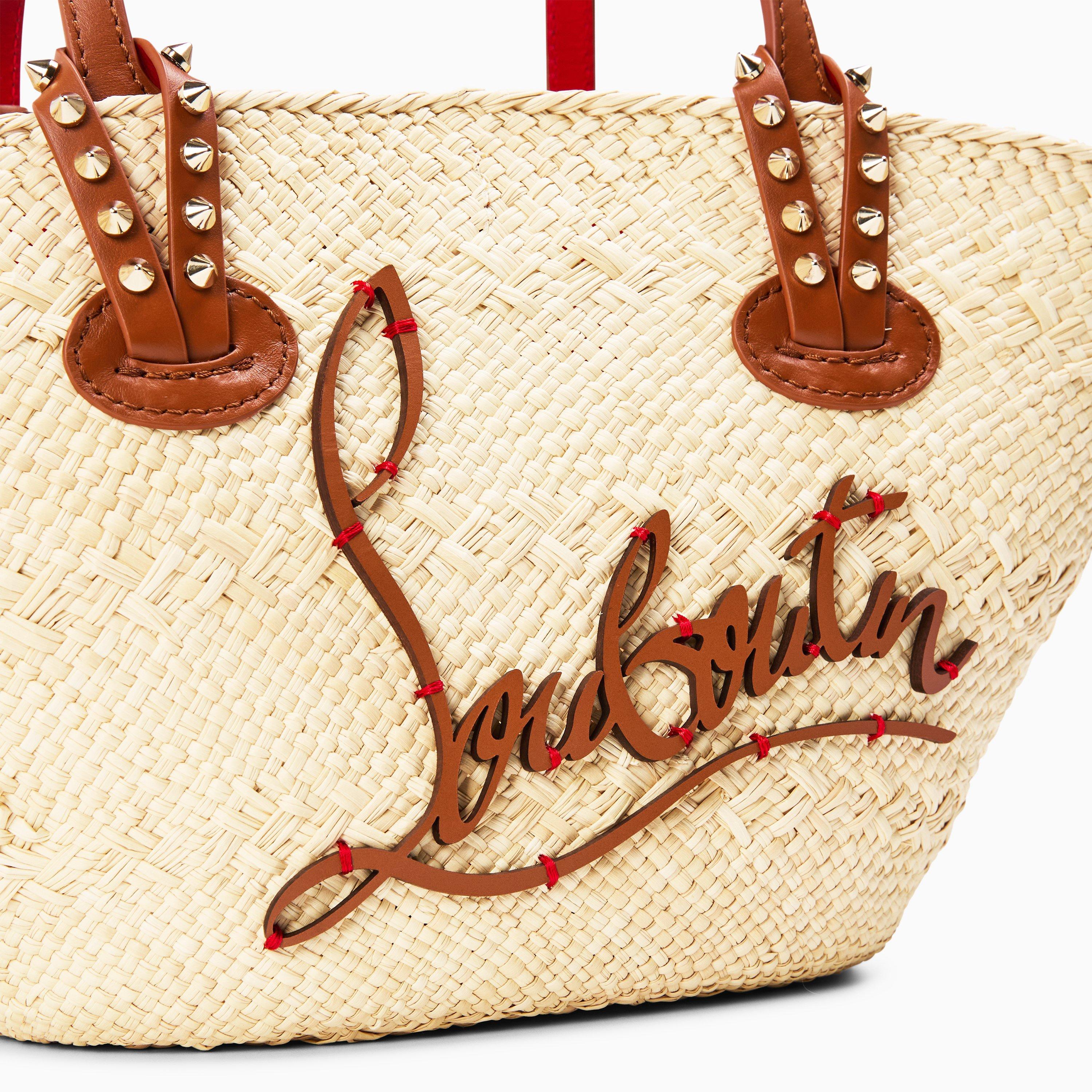 Natural Cuoio - Christian Louboutin - Cabata Basket Mini Tote Bag - 4