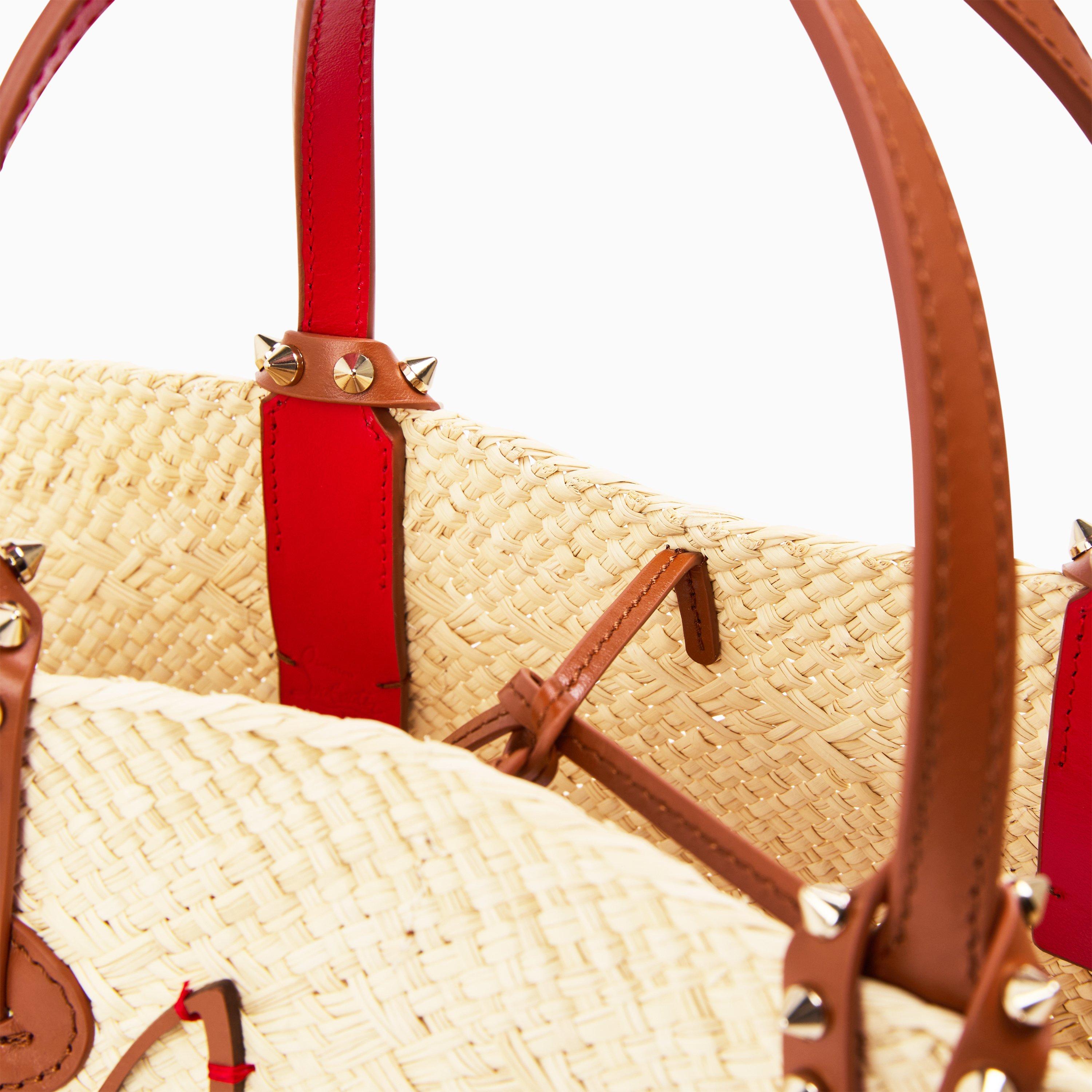 Natural Cuoio - Christian Louboutin - Cabata Basket Mini Tote Bag - 5
