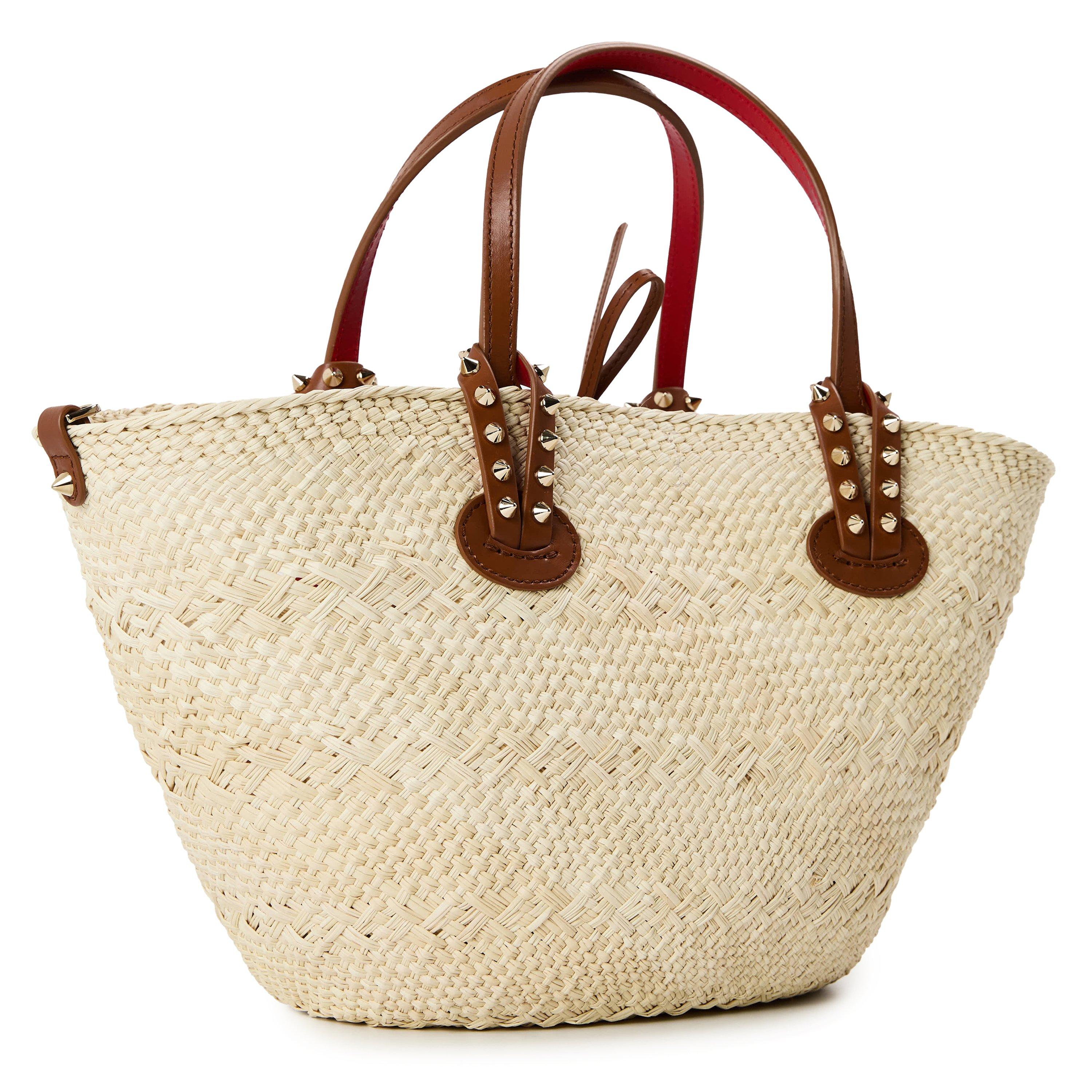 Natural Cuoio - Christian Louboutin - Cabata Basket Mini Tote Bag - 2