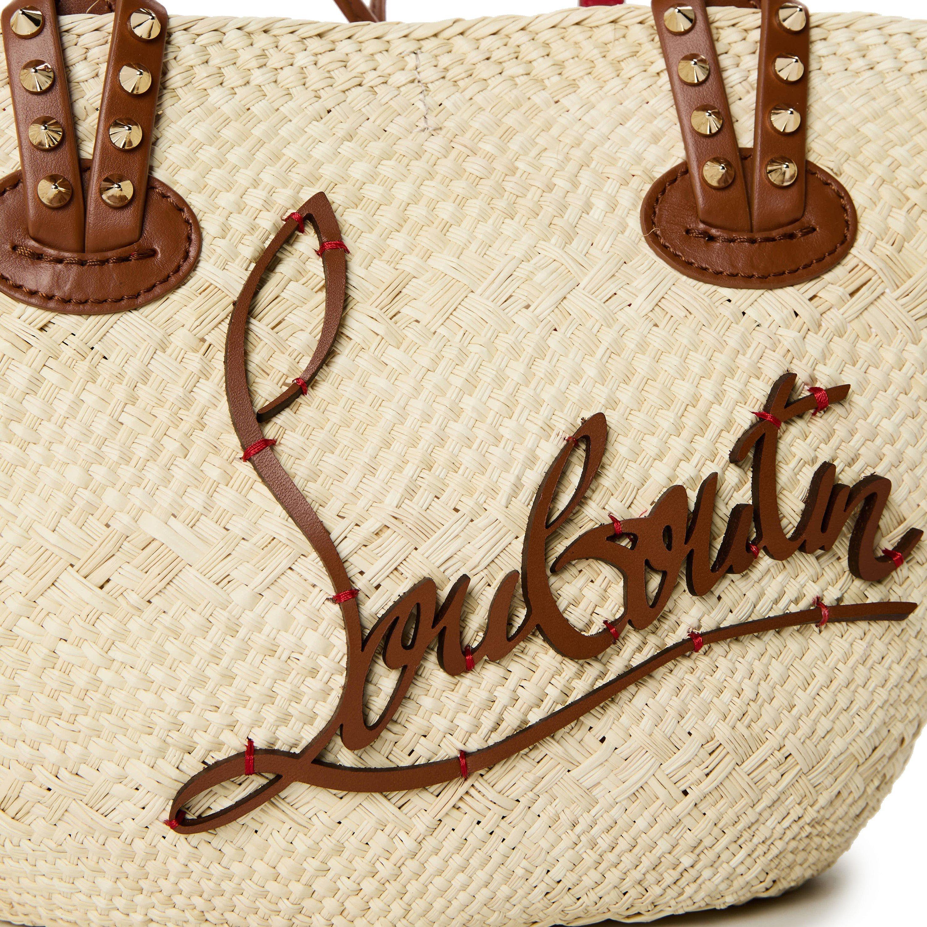 Natural Cuoio - Christian Louboutin - Cabata Basket Mini Tote Bag - 4