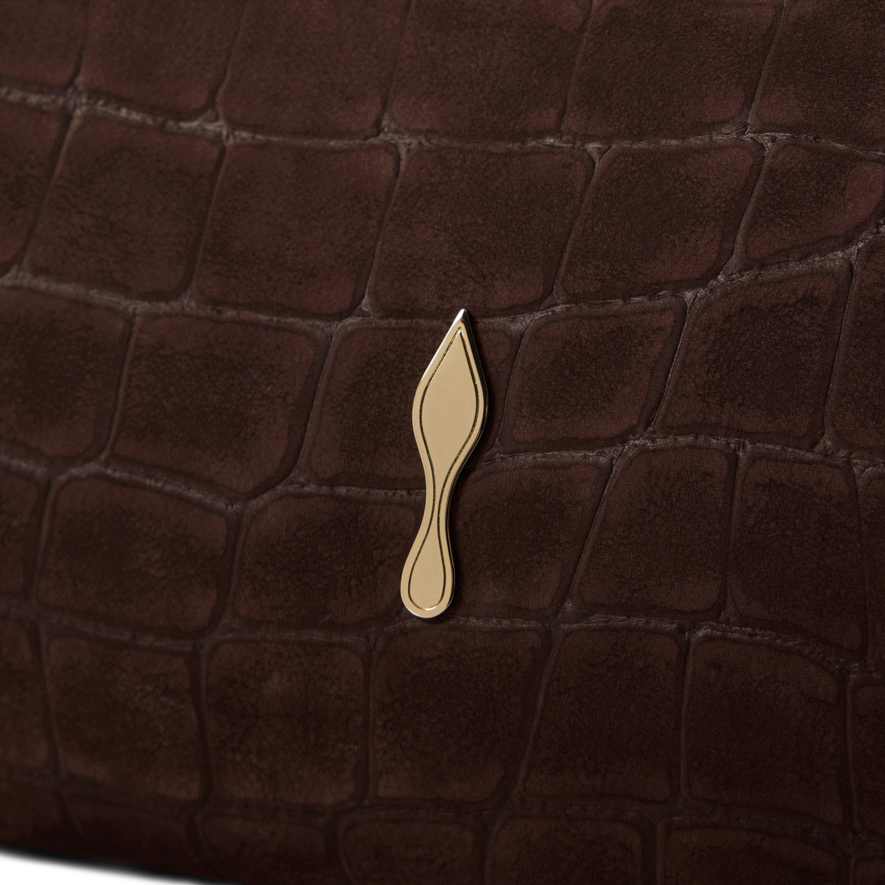 Choco Brown - Christian Louboutin - Women's Bettina S Leather Tote Bag - 5