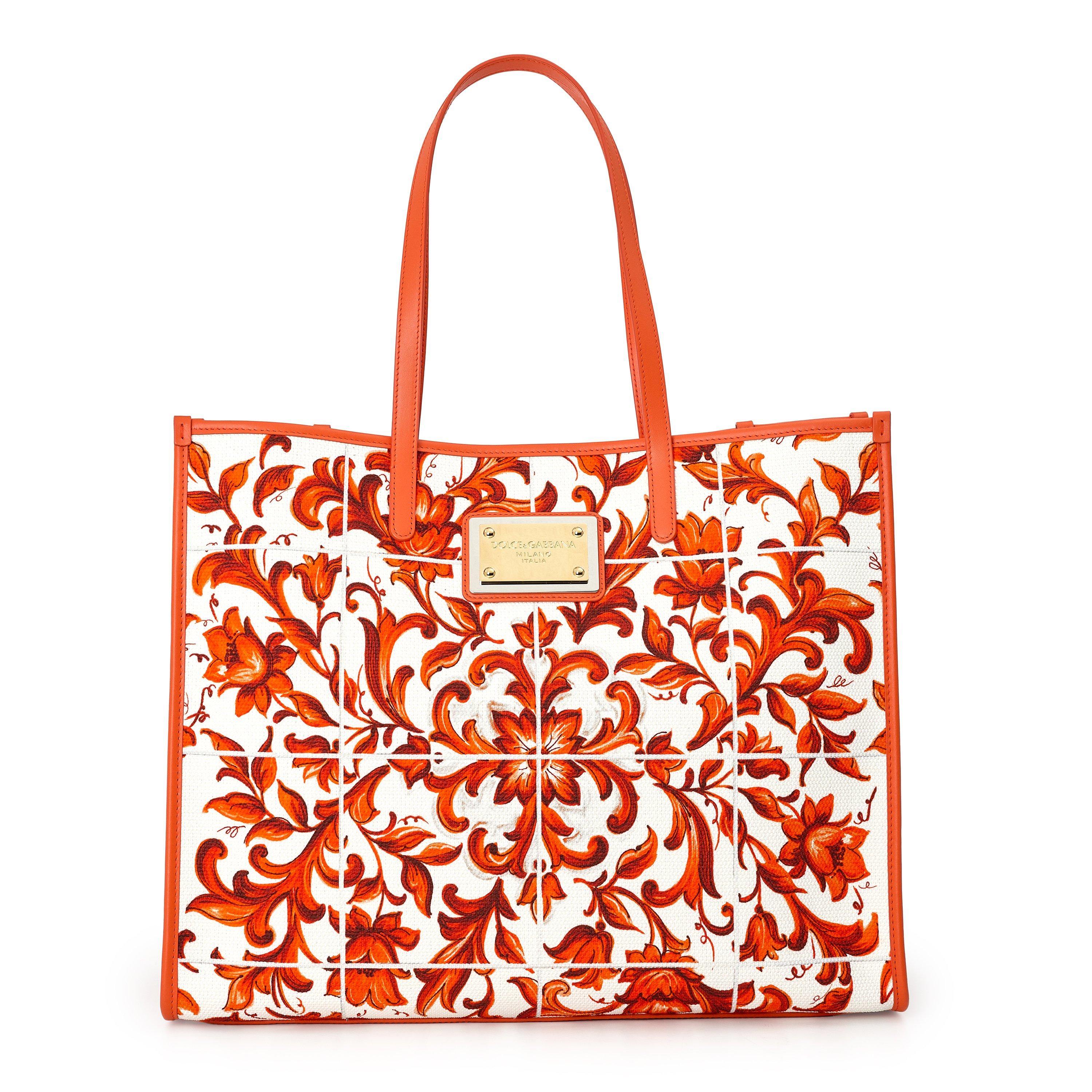 Maiolica Ornge - Dolce and Gabbana - DG Maiolica Prnt Tot Ld63 - 1