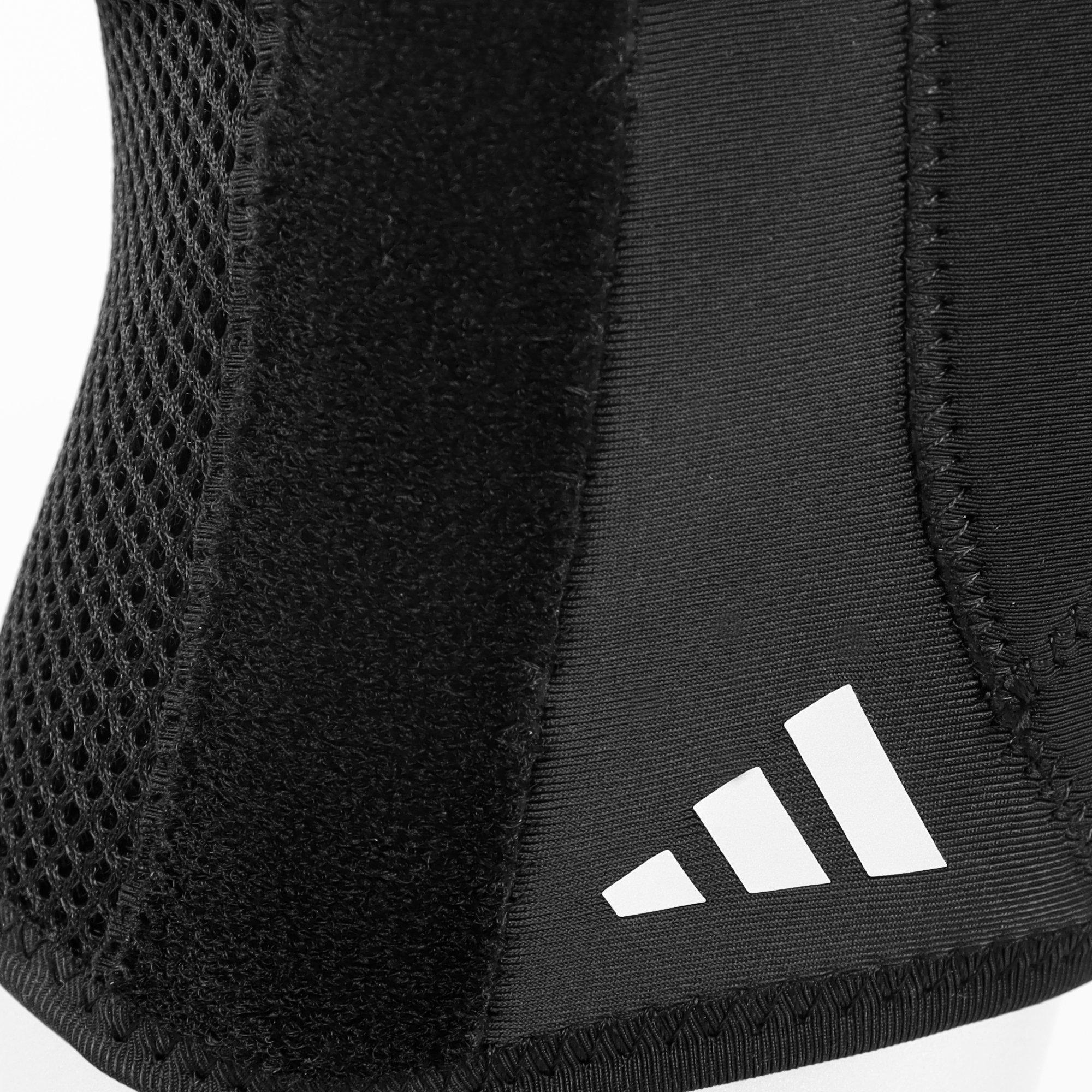 Schwarz - adidas - Ergonomic Breathable Strapped Knee Support - 4