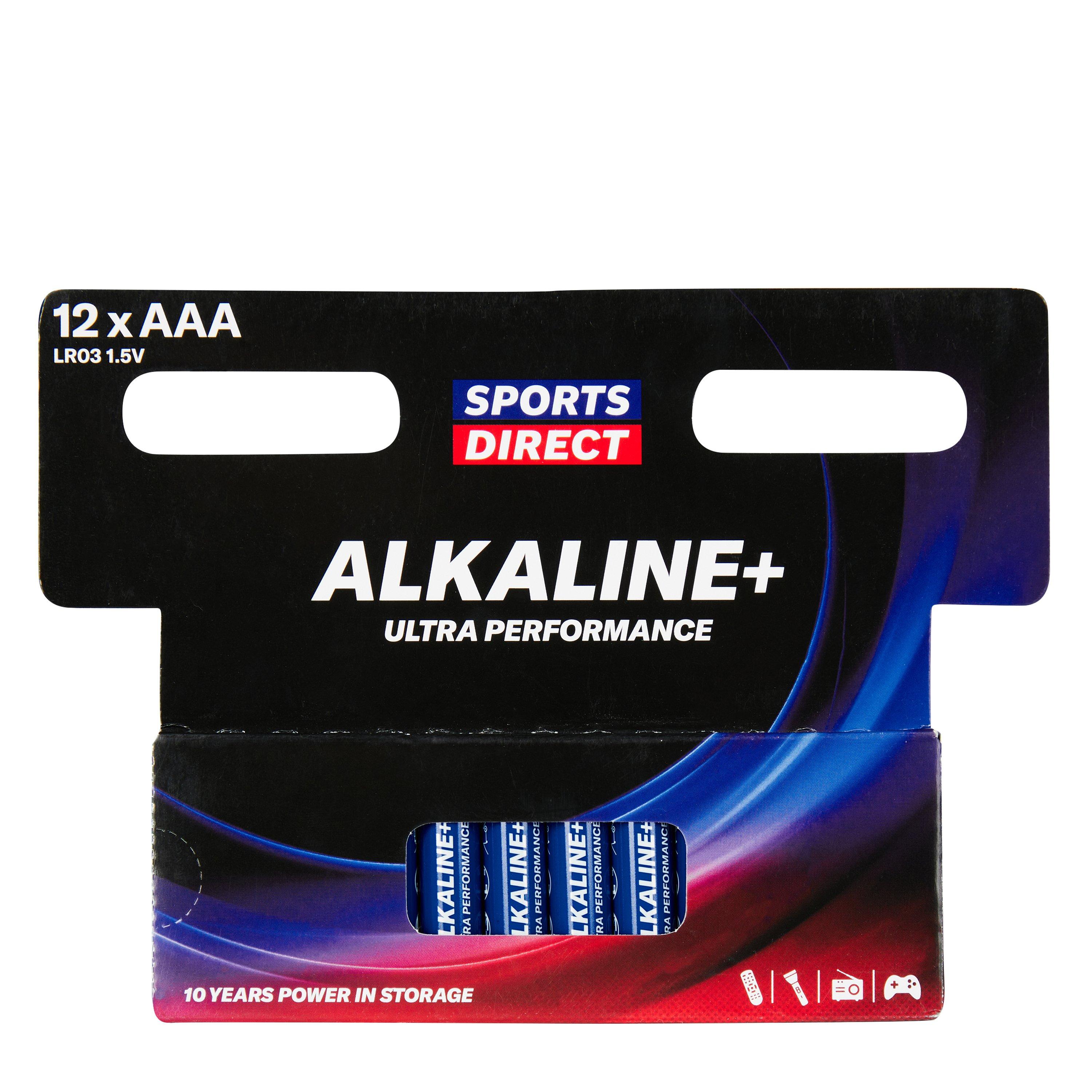 Bijelo/Plavo/Crveno - Sports Direct - SportsDirect Alkaline AAA Batteries 12 Pack