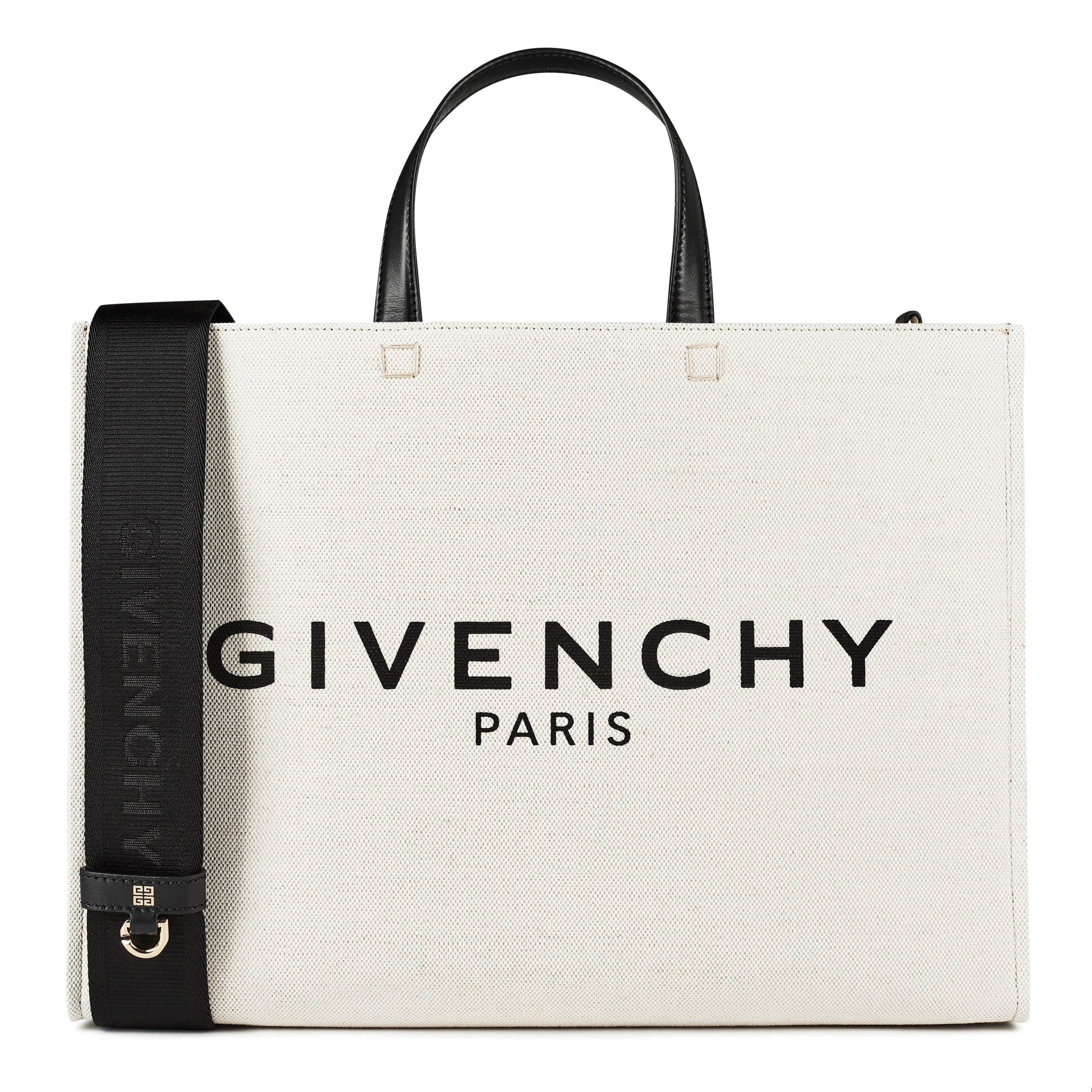 GIVENCHY Medium G-Tote Shopping Bag - Beige/Black