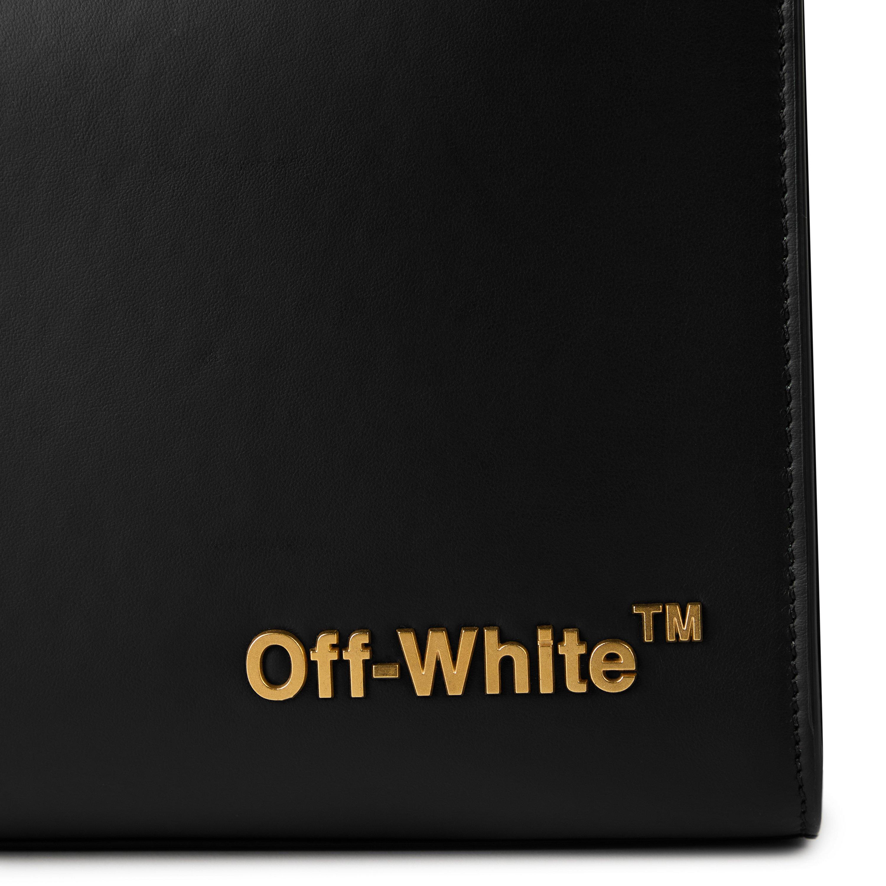 Zwart - Off White - Women's Hybrid Shopper Tote Bag - 3