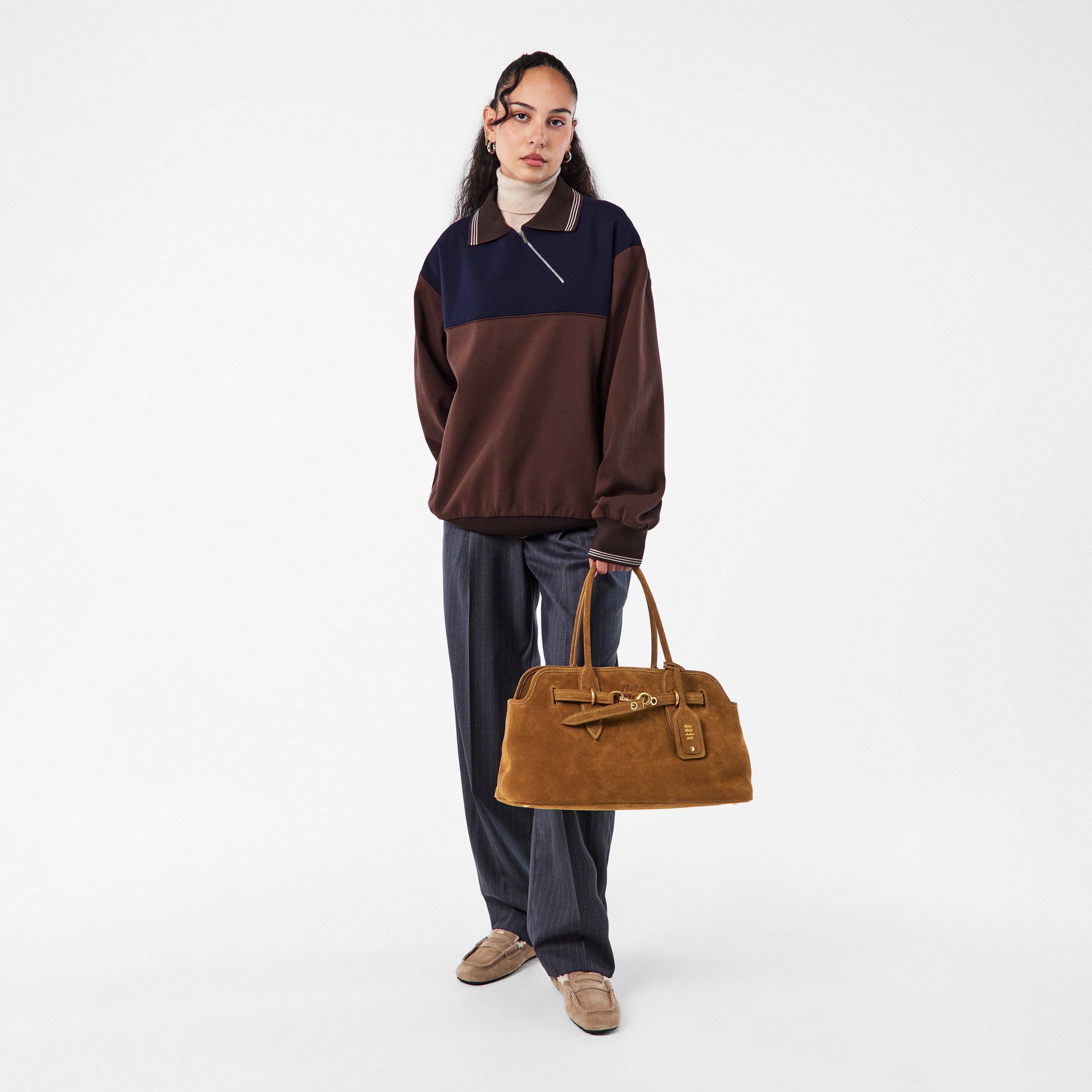 Miu Miu Women's Aventure Suede Tote Bags | Cruise Fashion