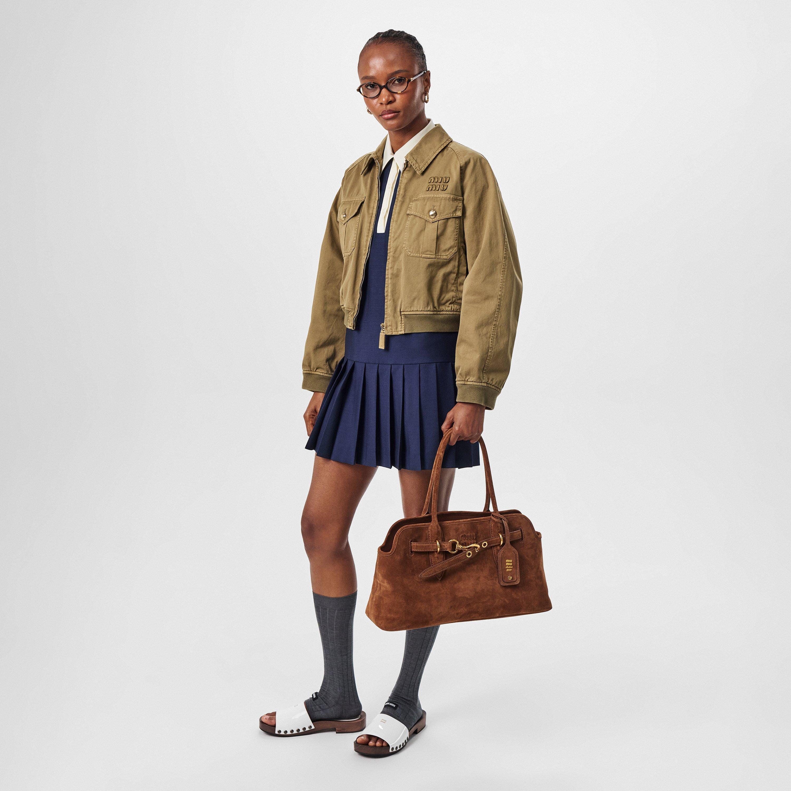 Rovere - Miu Miu - Women's Aventure Suede Tote Bags - 6