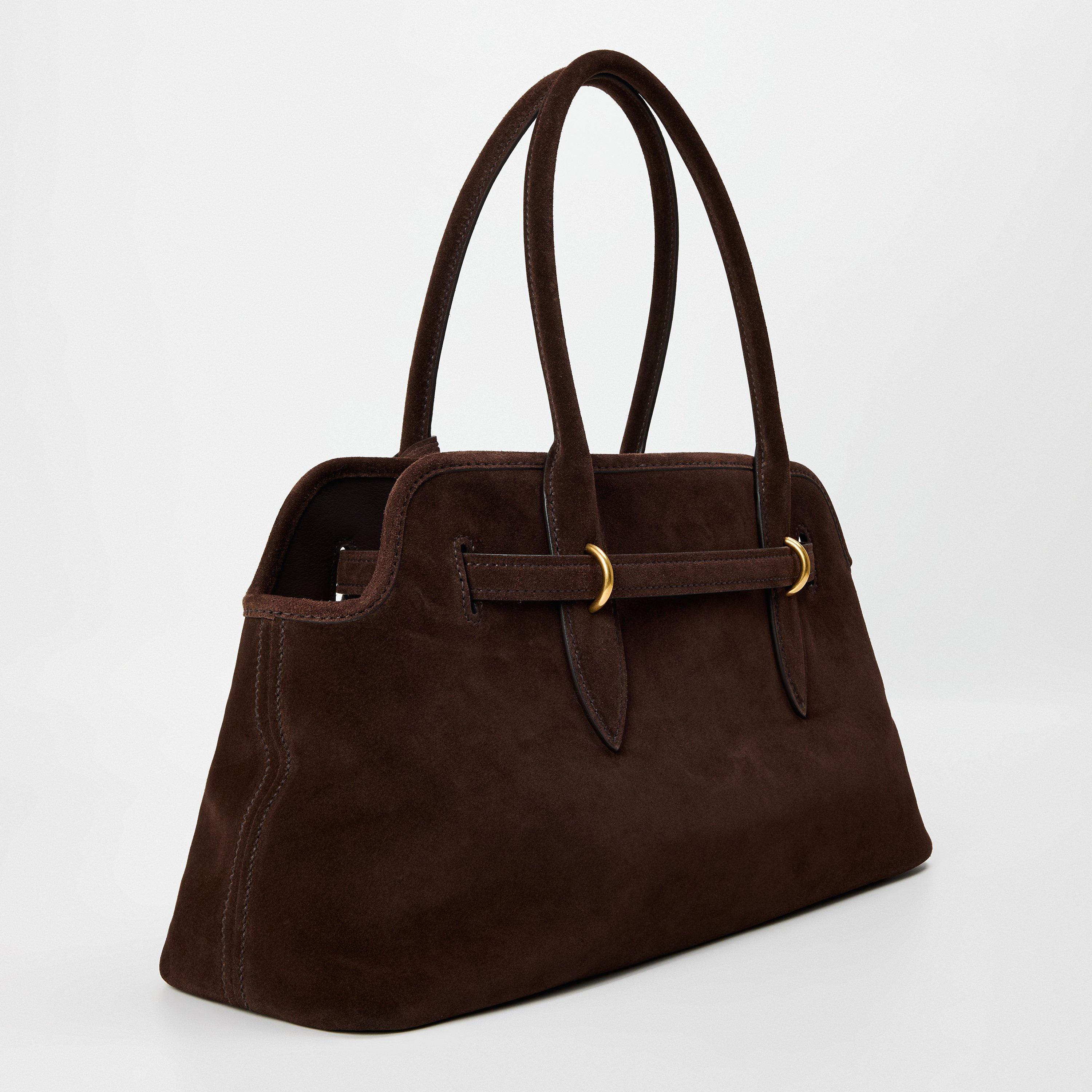 Moro - Miu Miu - Women's Aventure Suede Tote Bags - 2