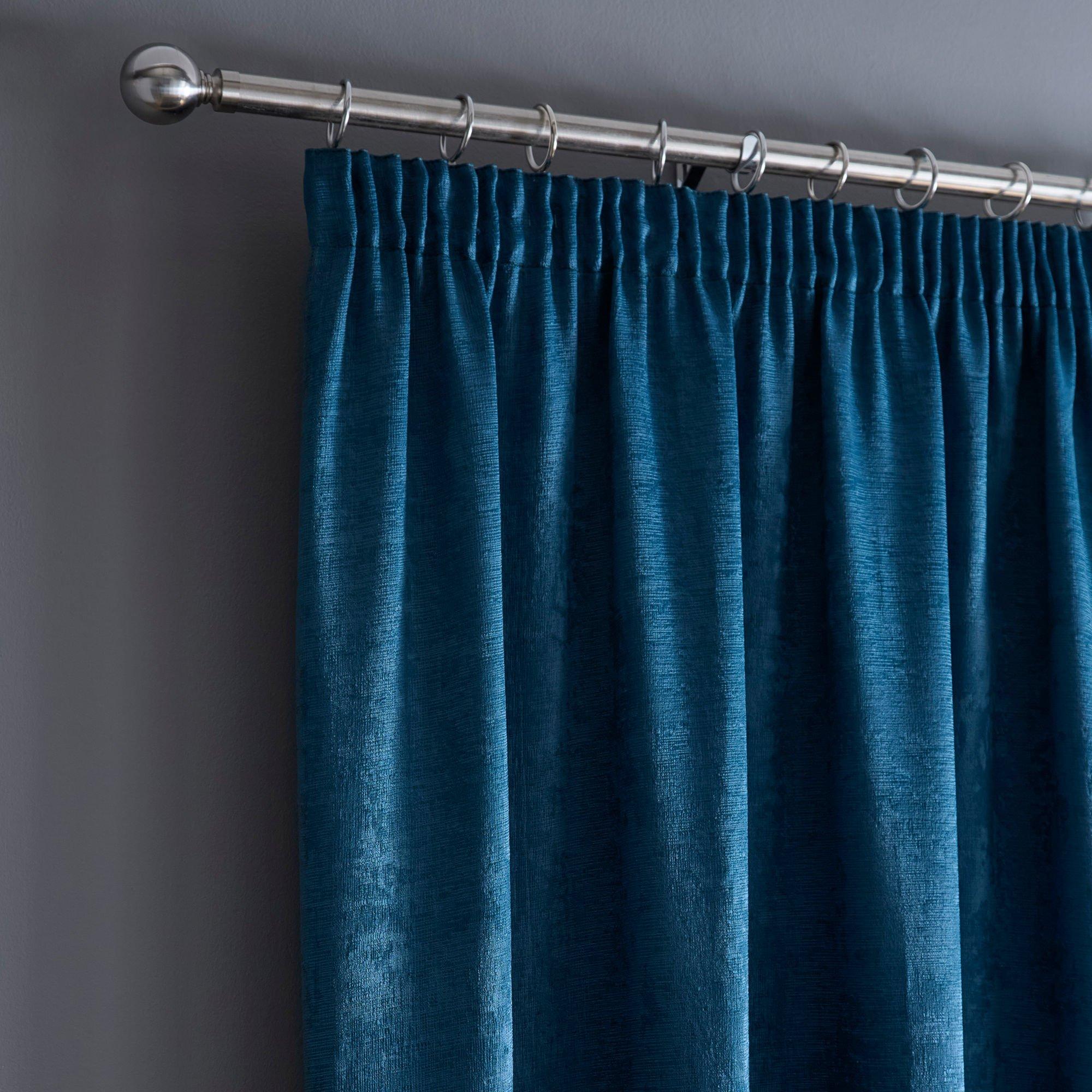 Dark Teal - Fusion - Galaxy Thermal Effect Curtains in Dark Teal - 2