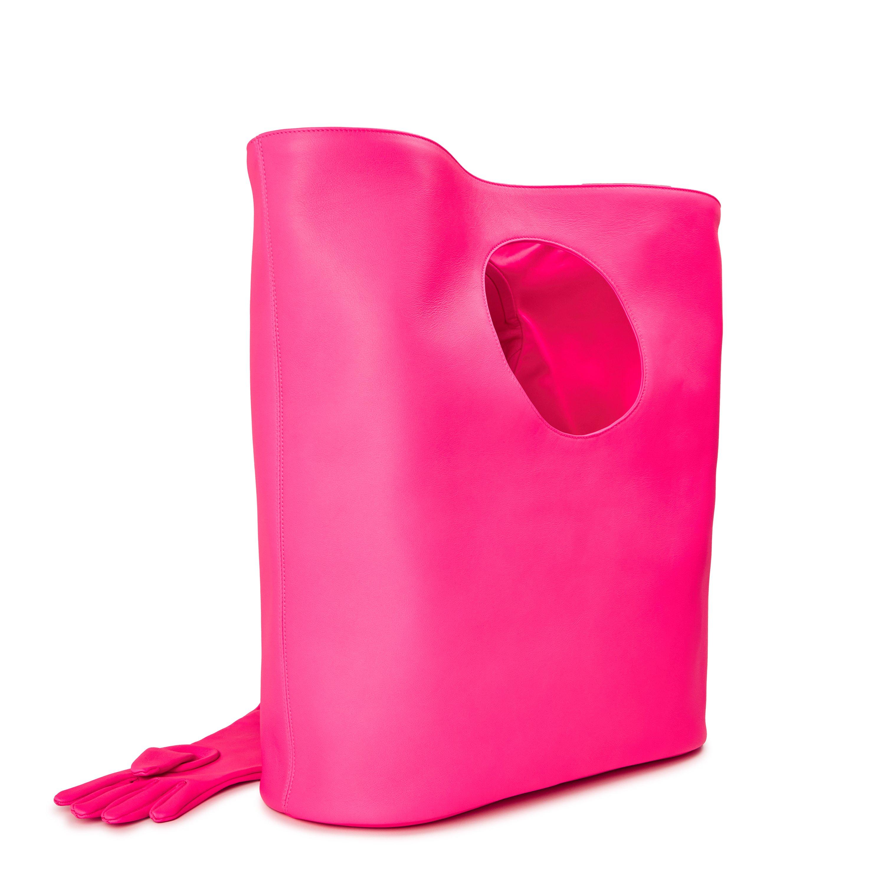 Fluo Pink - Balenciaga - Glove Tote Bag - 3