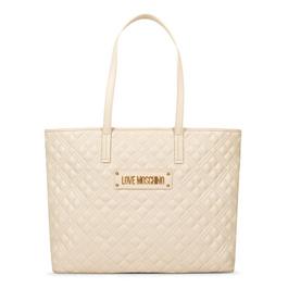 Love Moschino Quilted Tote Bag