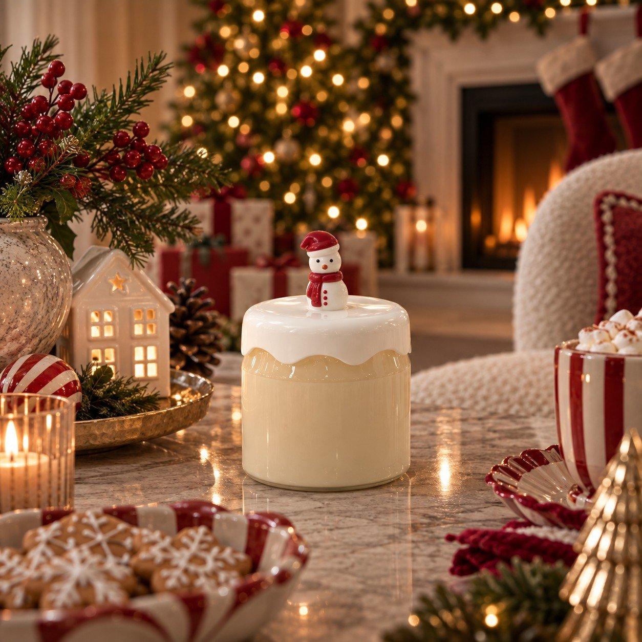 Snowman - The Spirit Of Christmas - SOC Xmas Candle 88 - 1