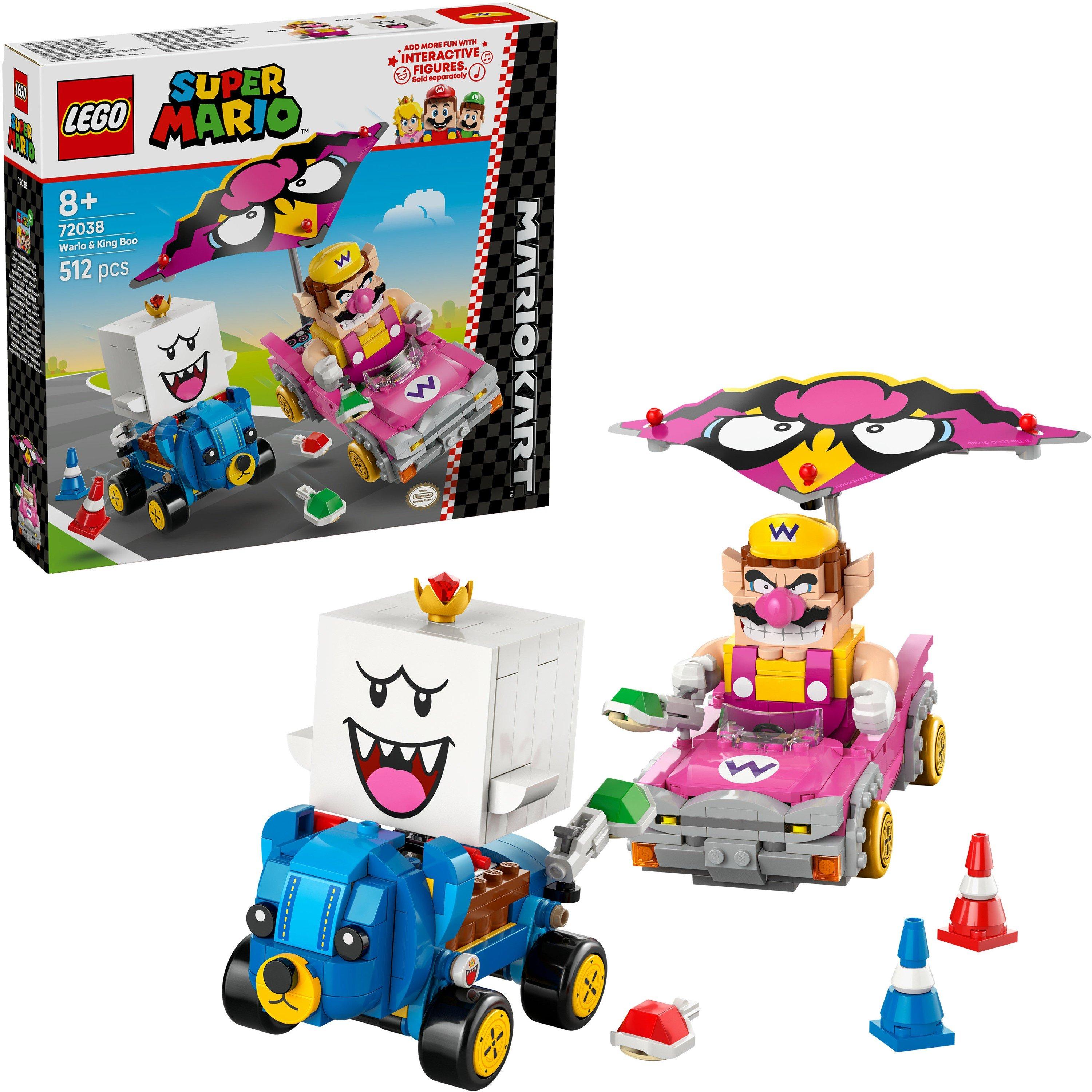 TBC - LEGO - LEGO® Super Mario™ 72038 Mario Kart™ – Wario & King Boo Figures and 2 Karts - 1