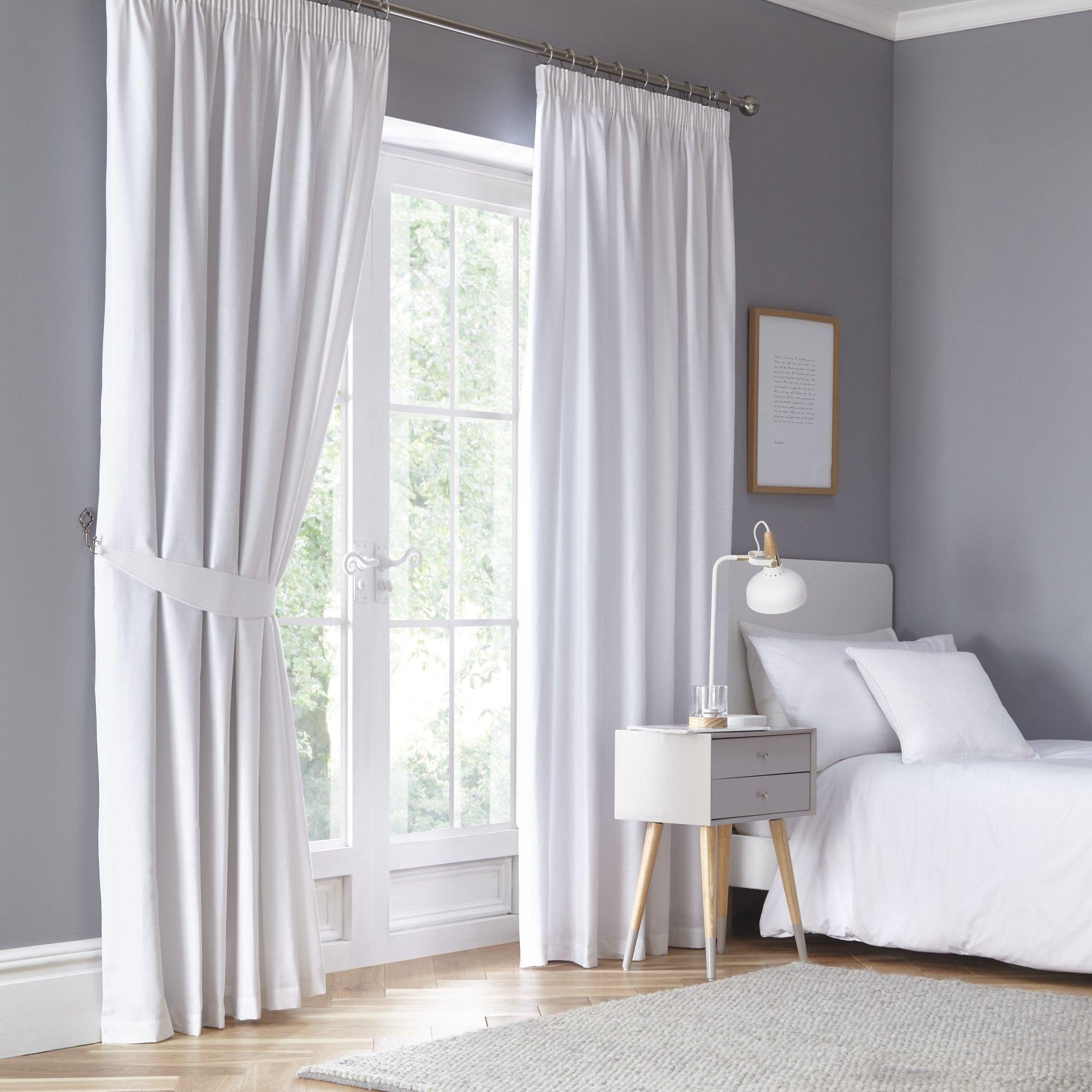 White - Fusion - Dijon Curtain Tiebacks in White - 2