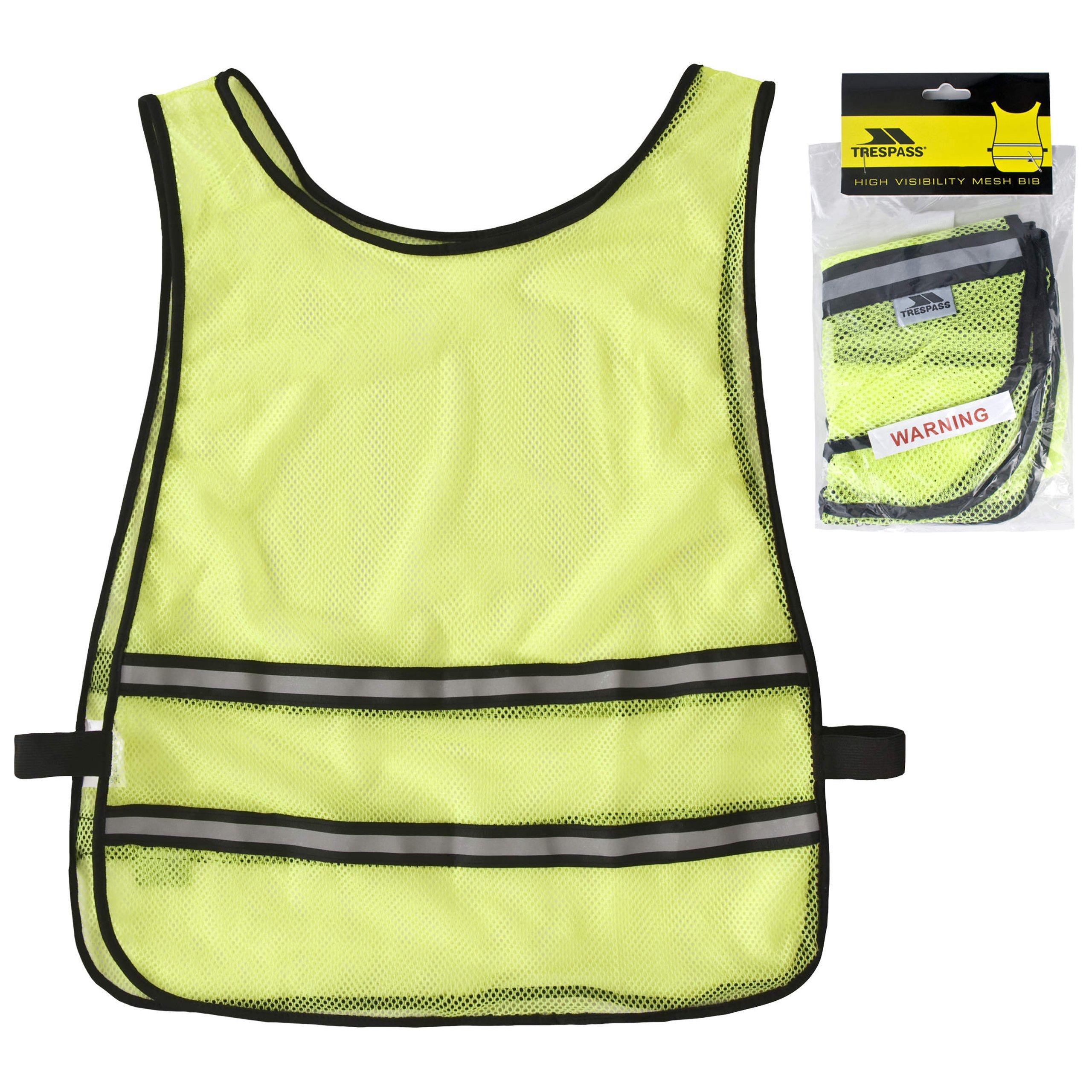 Yellow - Trespass - Adults Hi Visibility Mesh Running Vest - 3