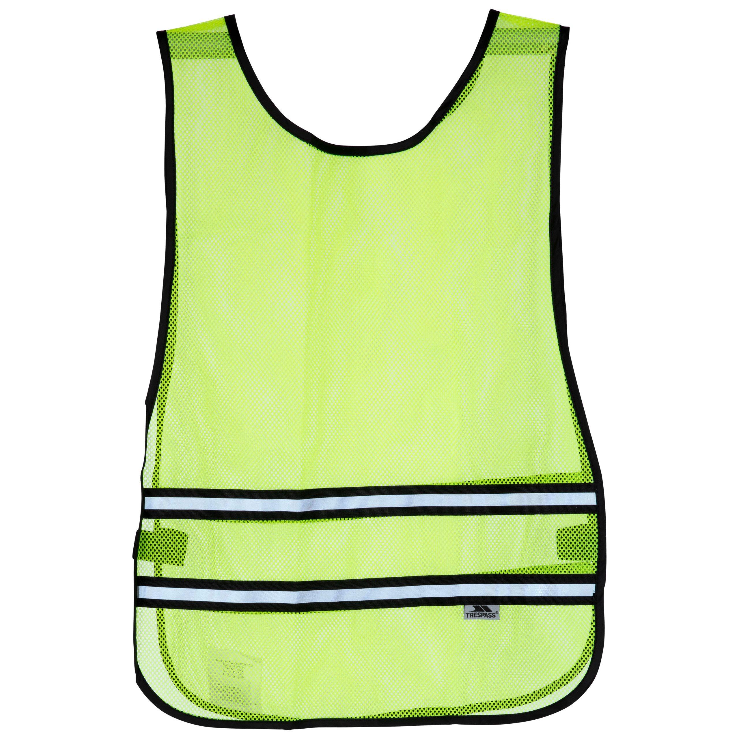 Yellow - Trespass - Adults Hi Visibility Mesh Running Vest - 4