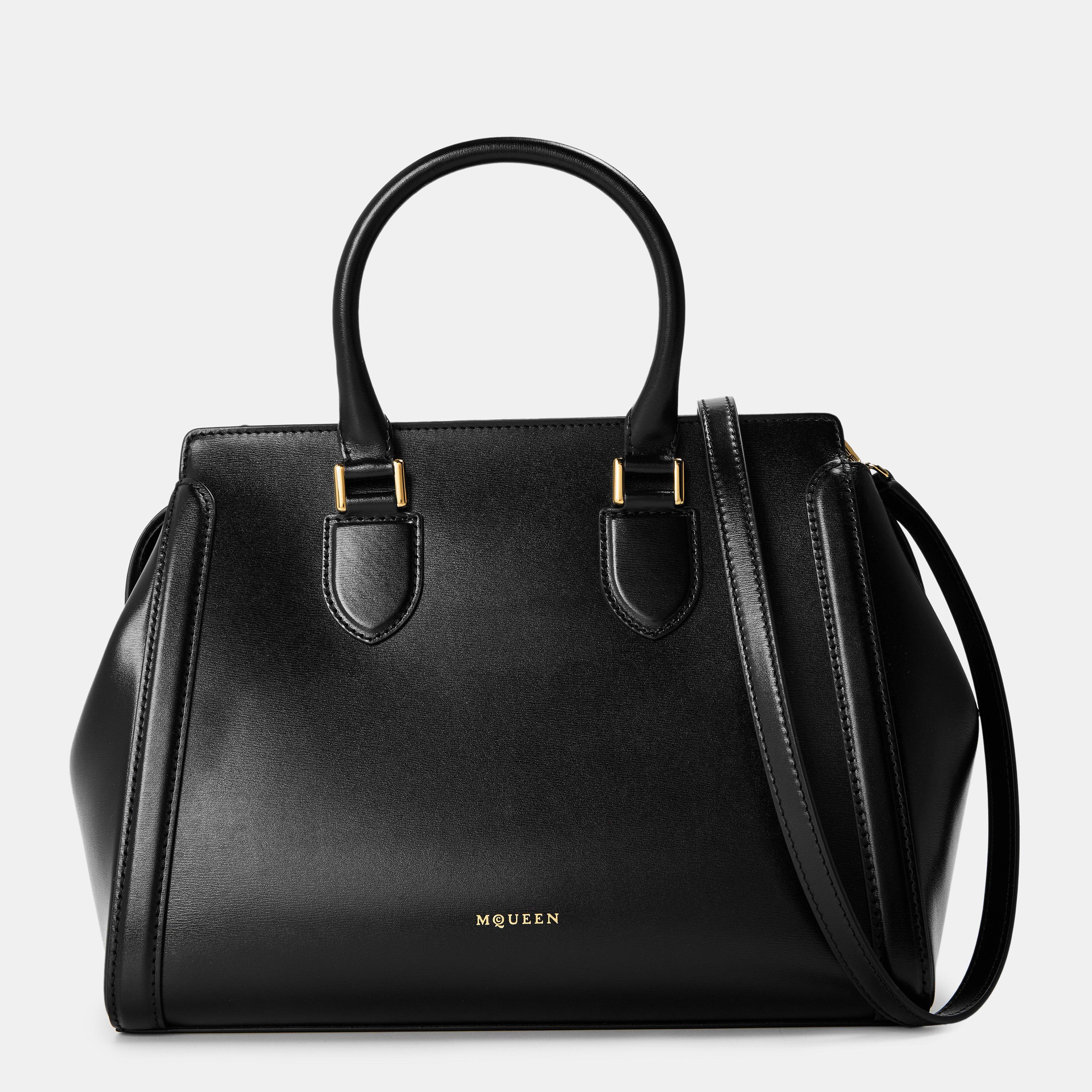 Alexander McQueen Women's Alex Birdee Large Tote Bags - Black/Gold