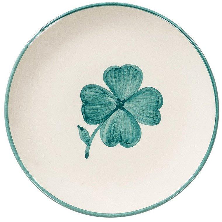 Anna Nina  Anna Dessert Plate Shamrock