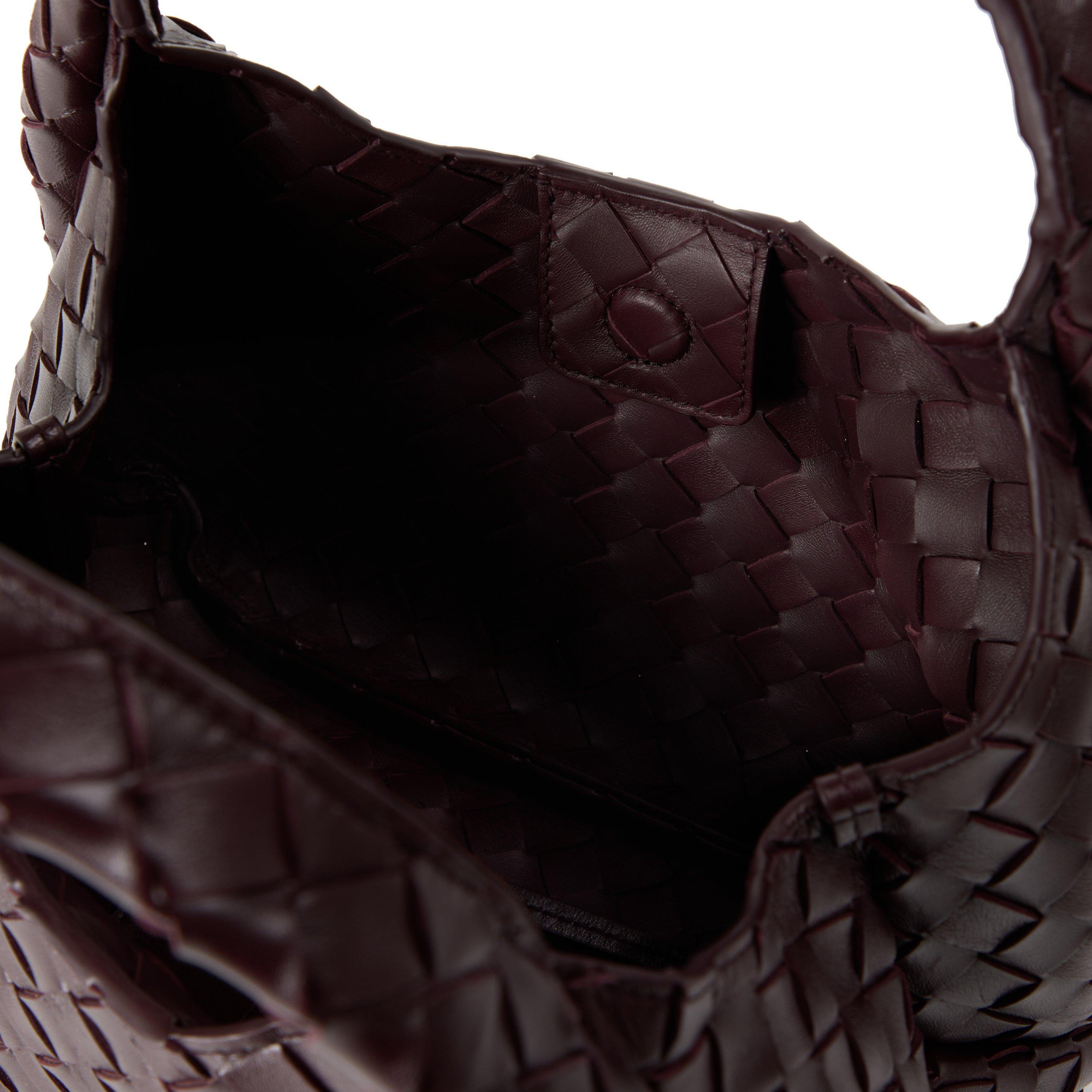 Dark Barolo - Bottega Veneta - Women's BV Small Hobo Bag - 4