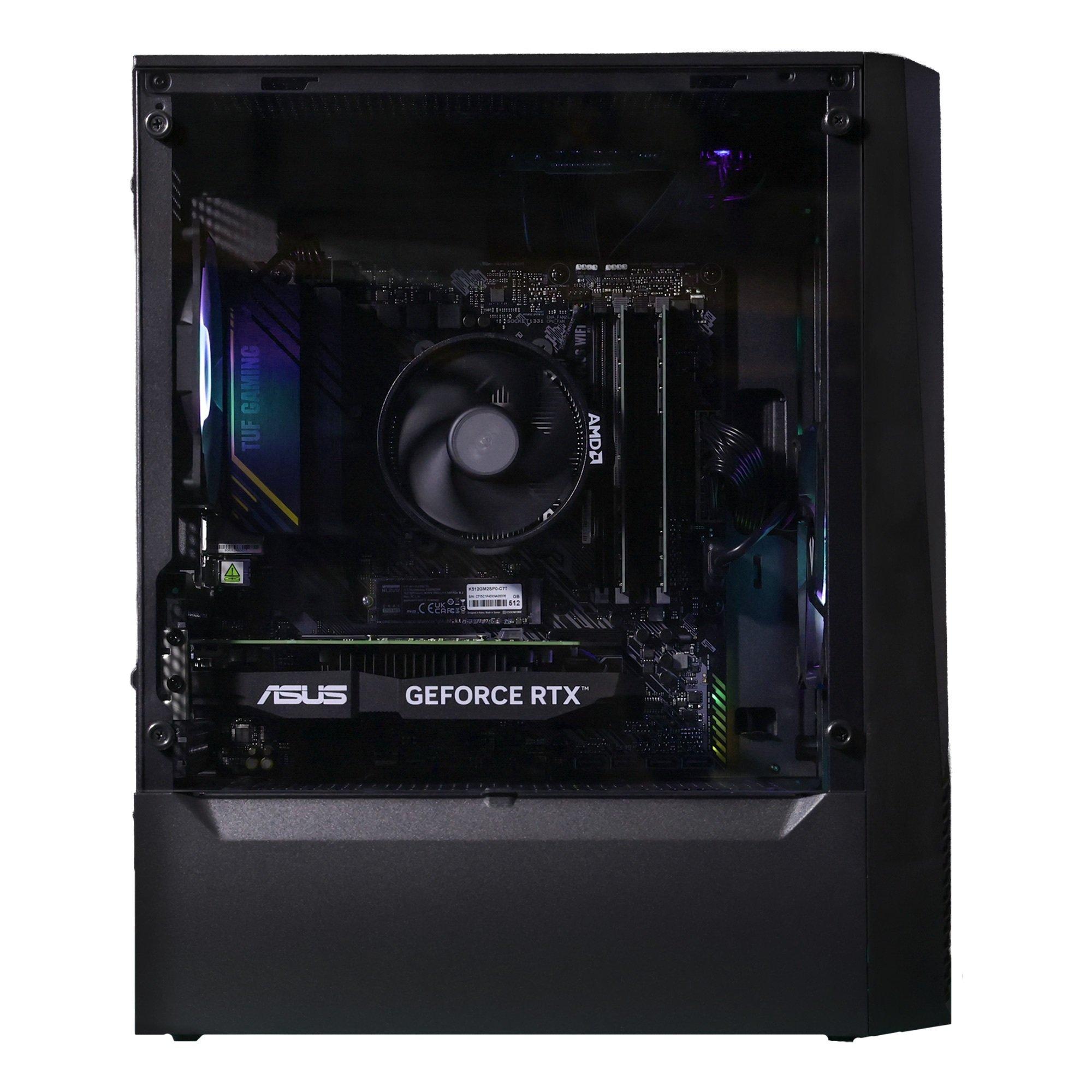 Schwarz - Entity - Entity Apex Ryzen 5500 RTX 3050 Gaming Desktop PC Bundle BND R5 3050 00 - 3