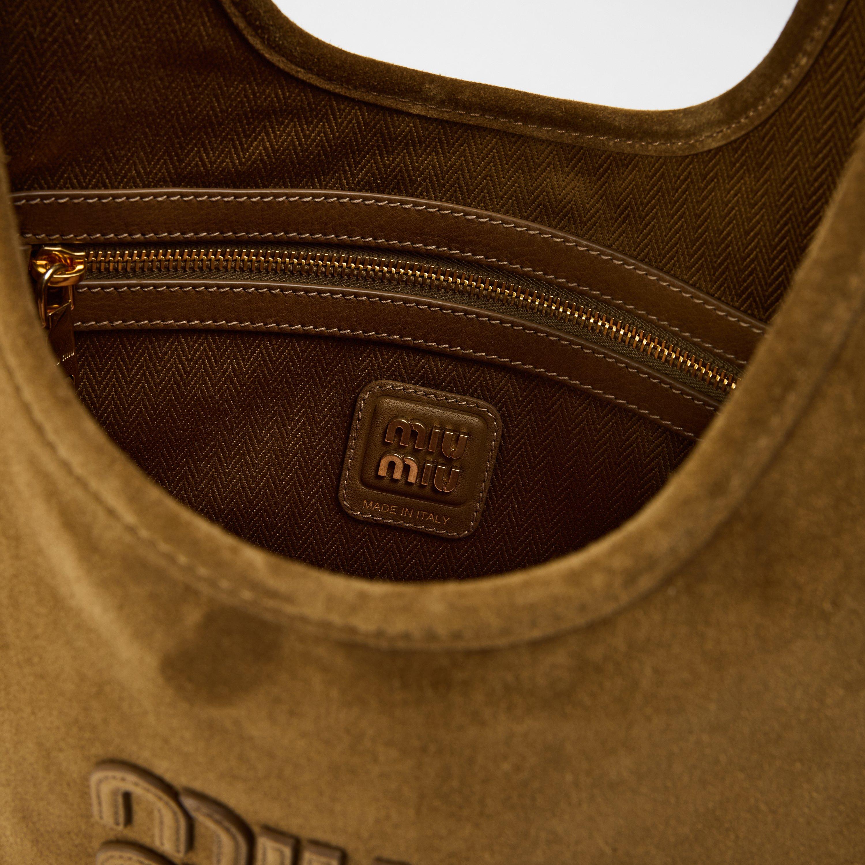 Oliva - Miu Miu - Women's Ivy Suede Tote Bags - 5