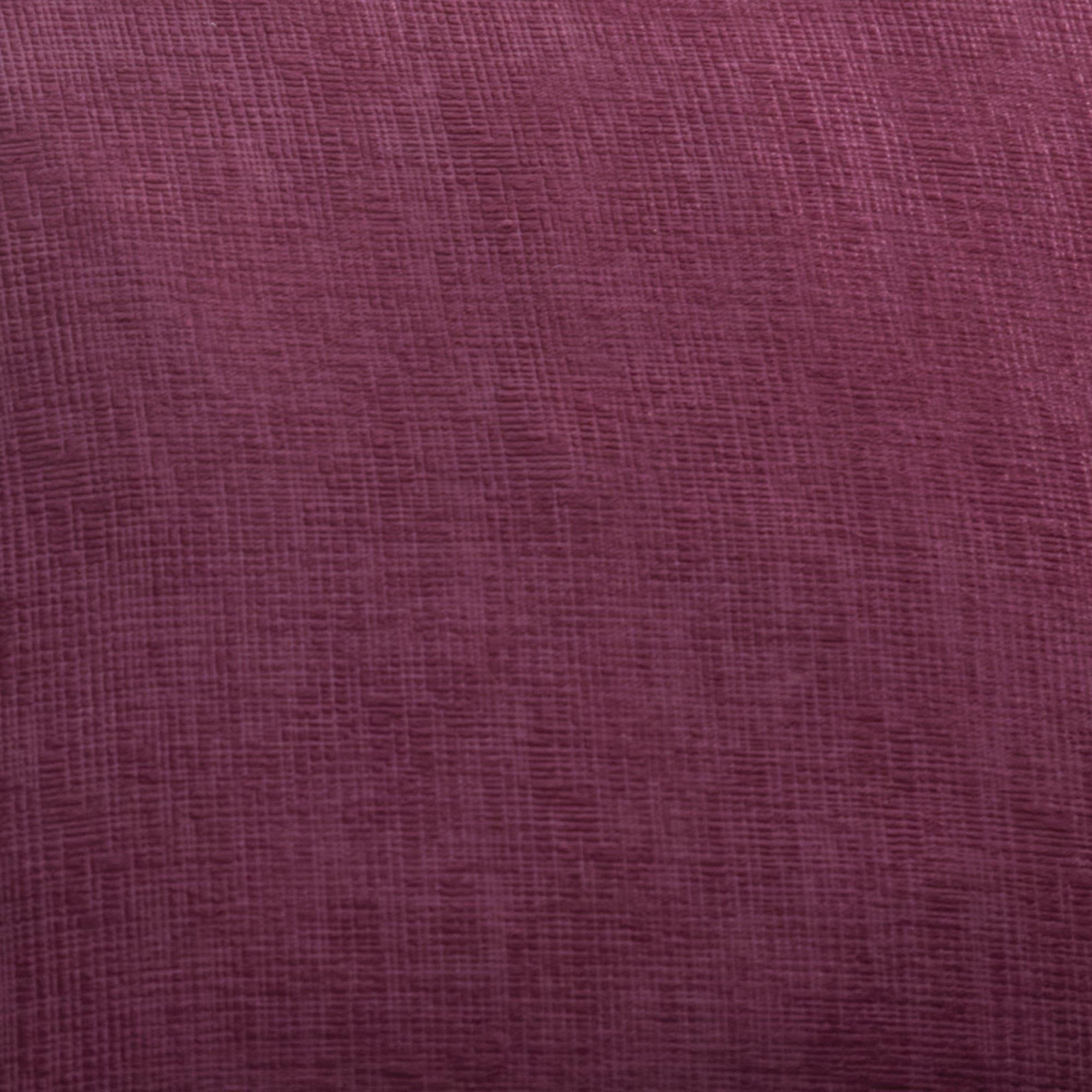 Wine - Fusion - Strata Single Panel Eyelet Door Curtain in Wine - 4