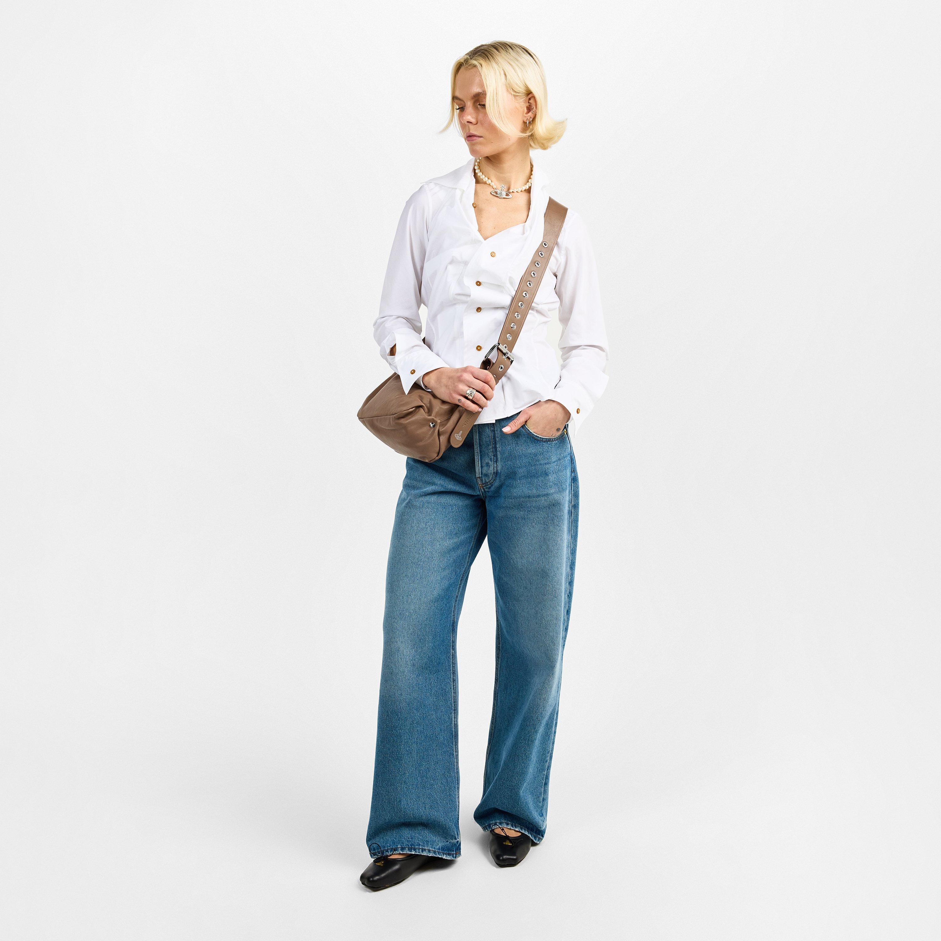 Grey - Vivienne Westwood - Women's Viv Maxime Hobo Bag - 6