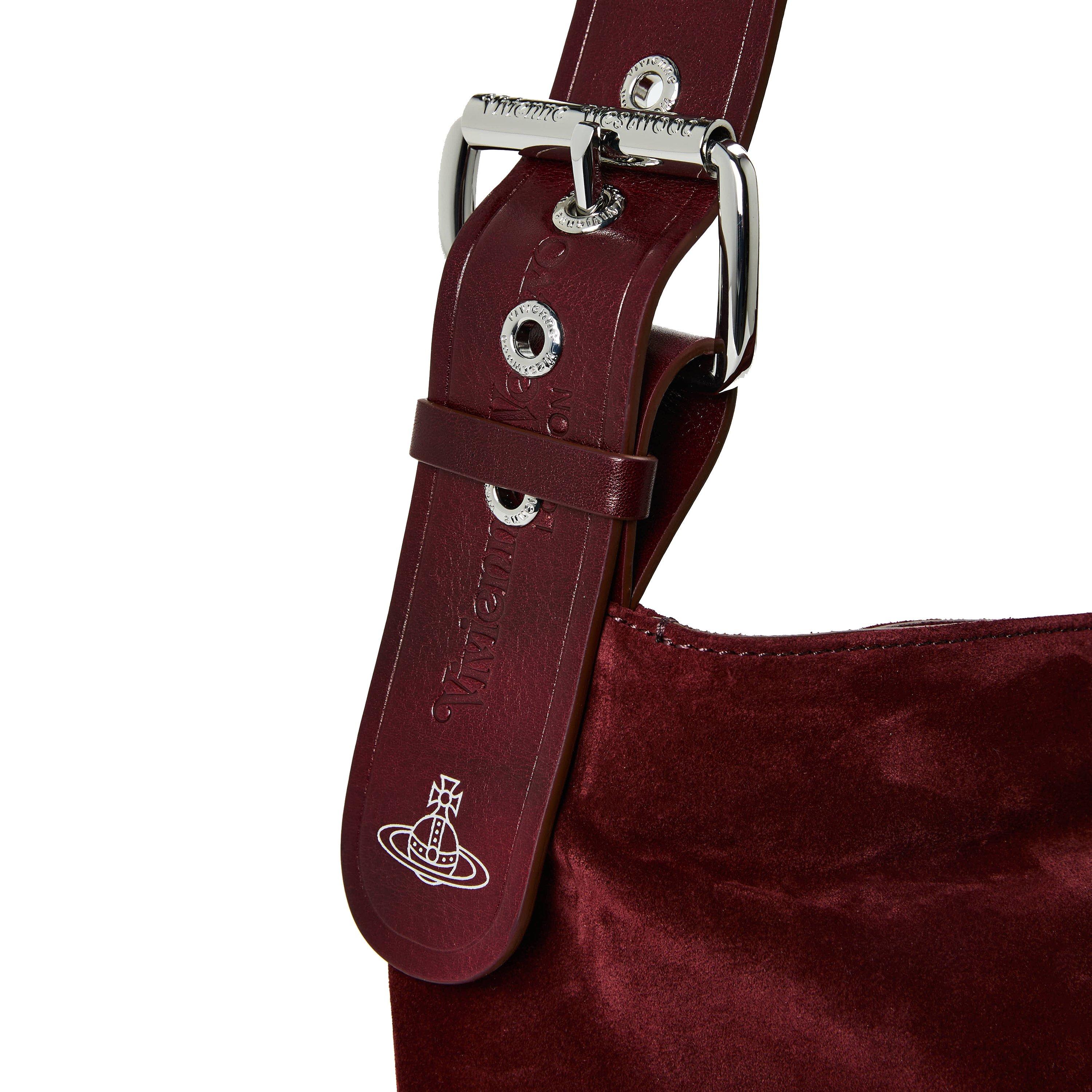BURGUNDY - Vivienne Westwood - Women's Viv Maxime Hobo Bag - 4