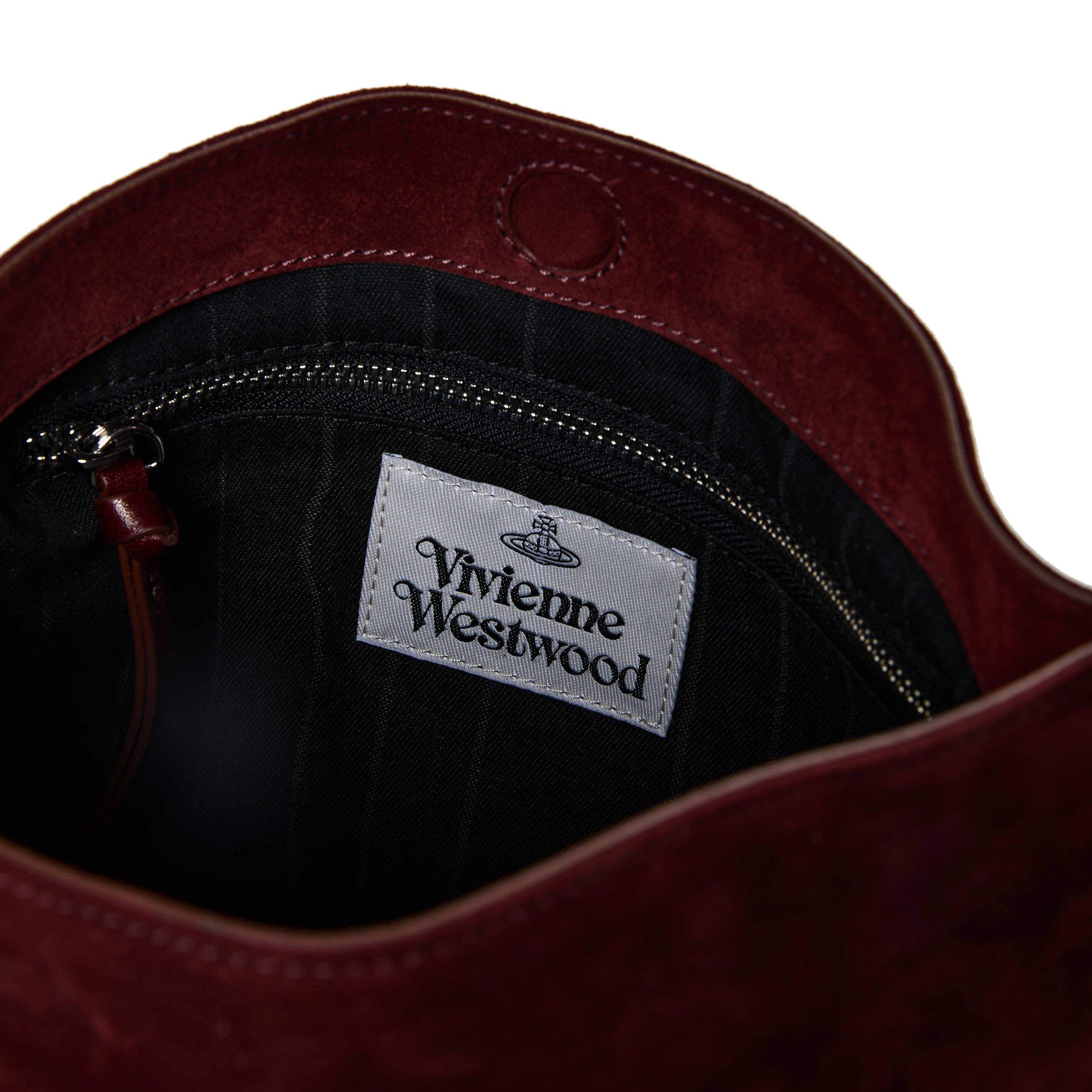 BURGUNDY - Vivienne Westwood - Women's Viv Maxime Hobo Bag - 5