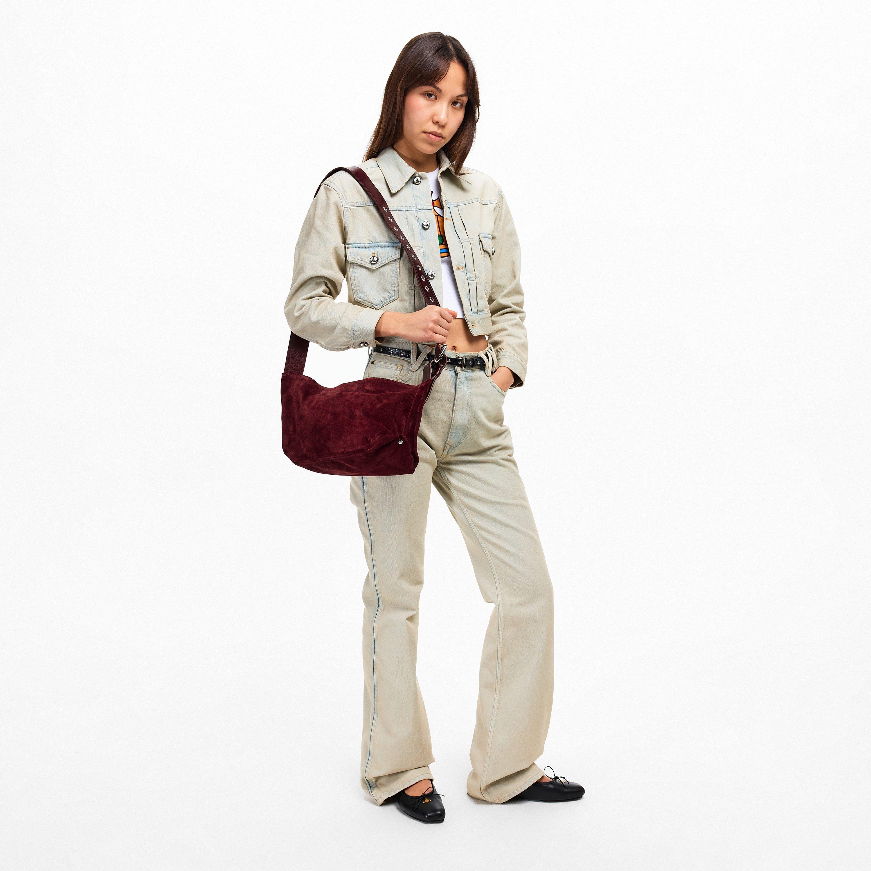 BURGUNDY - Vivienne Westwood - Women's Viv Maxime Hobo Bag - 6