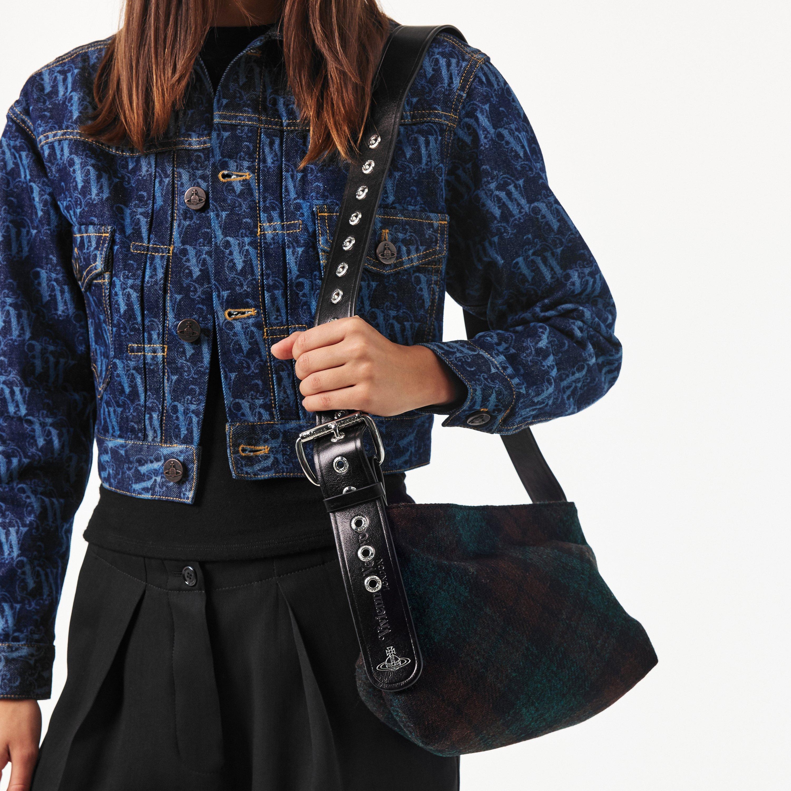 Dark Check - Vivienne Westwood - Women's Viv Maxime Hobo Bag - 3