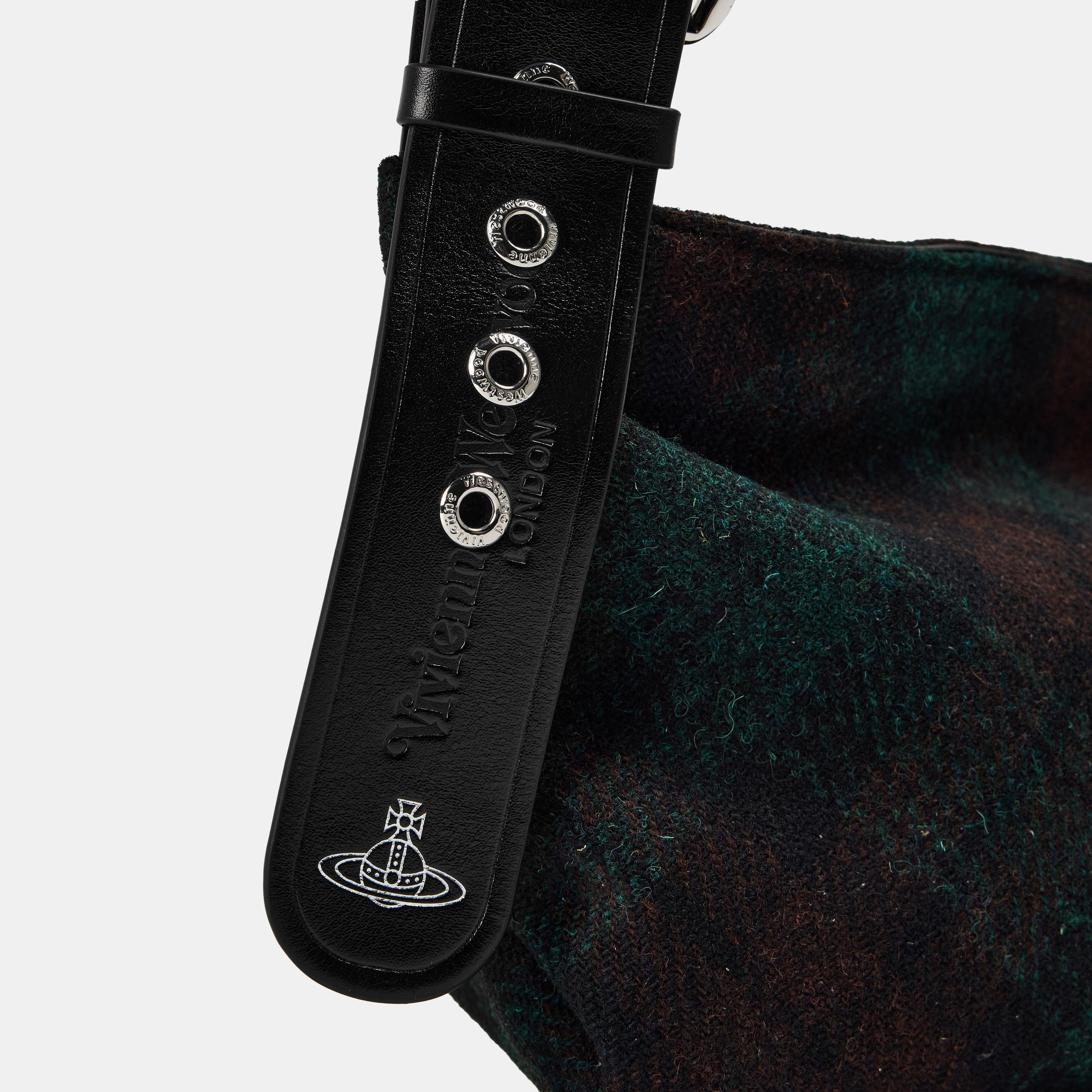 Dark Check - Vivienne Westwood - Women's Viv Maxime Hobo Bag - 4