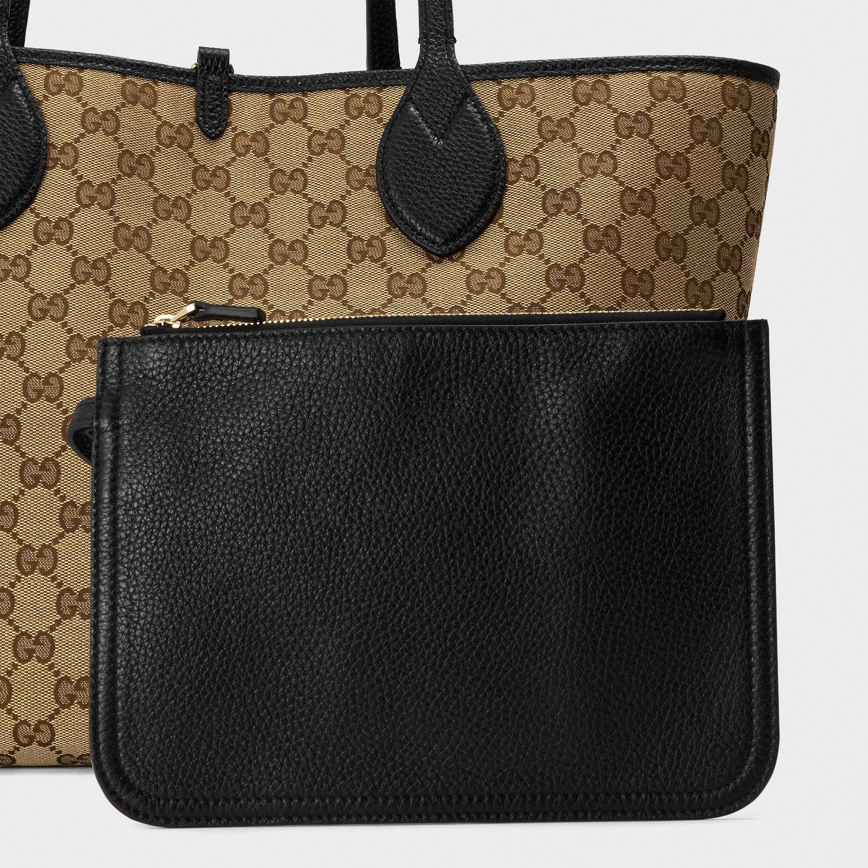 Black/Beige - Gucci - Totissima Large Reversible Tote - 4