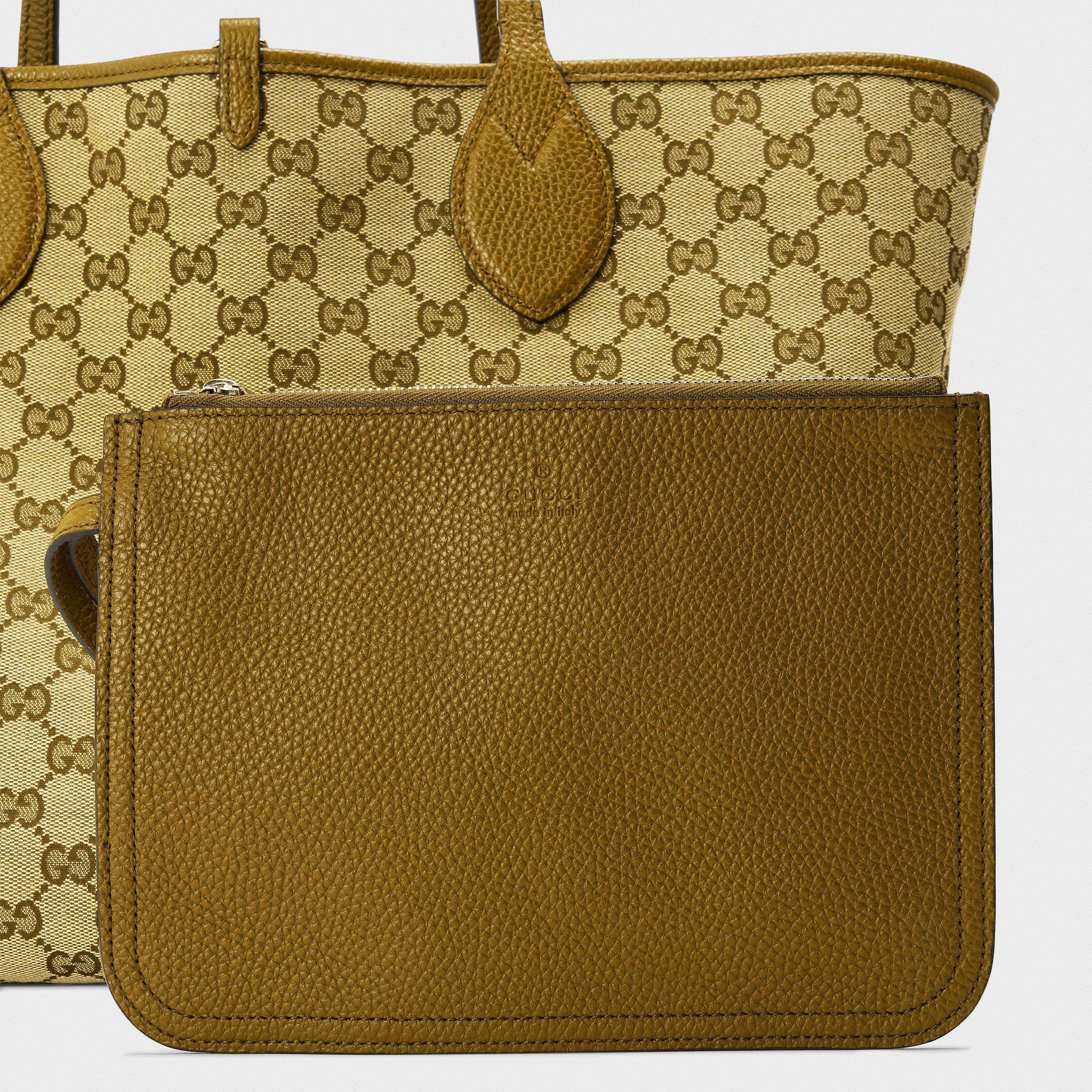 Sundial/Beige - Gucci - Totissima Large Reversible Tote - 4